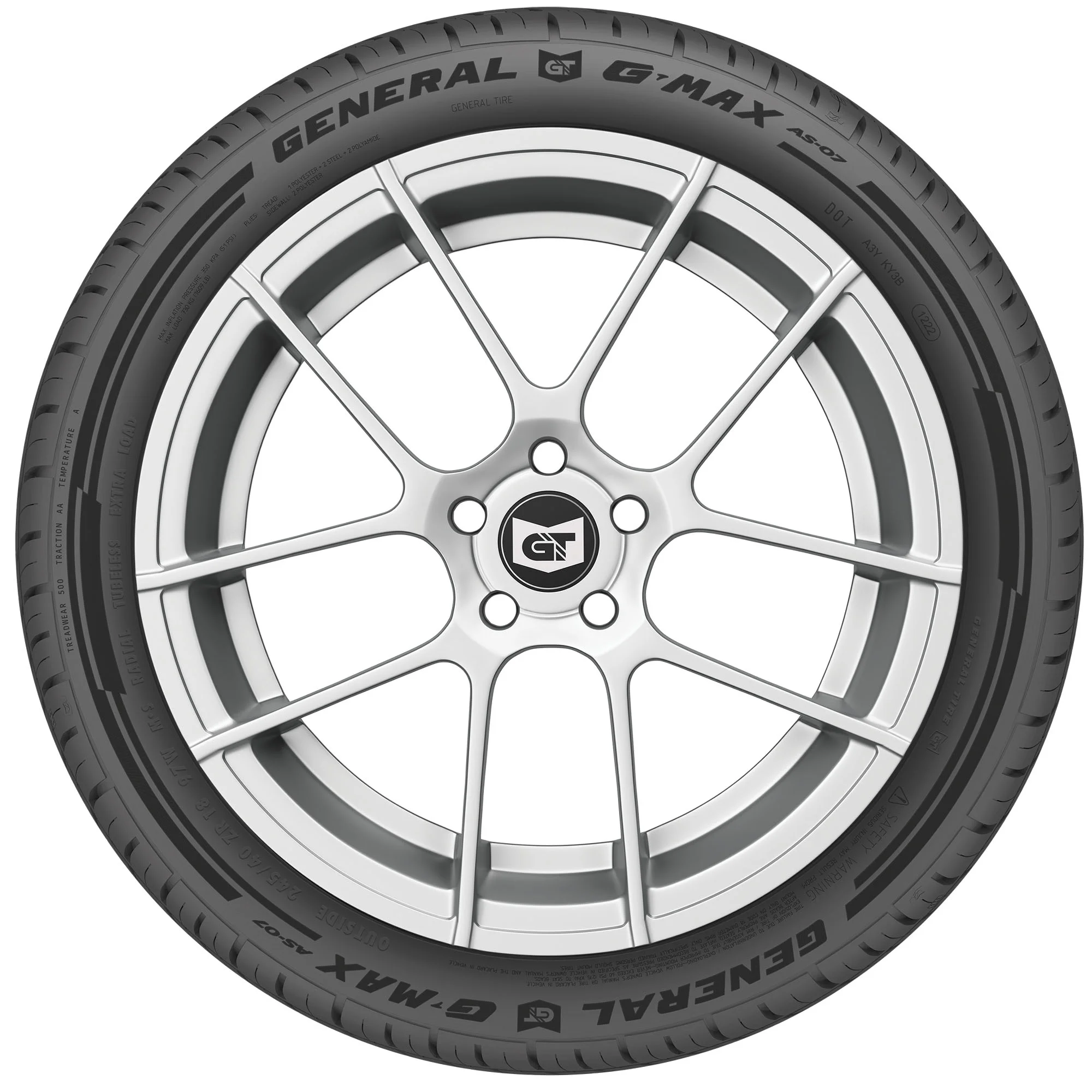 General G - MAX AS - 07 UHP All-Season 255/45ZR20 105W XL Passenger Tire