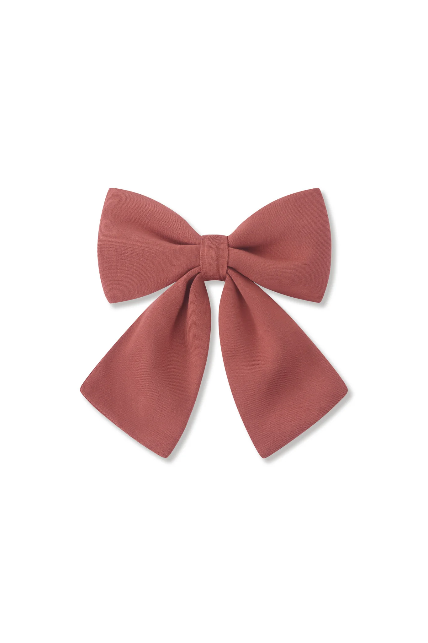 Large Alligator Clip Bow in Ember