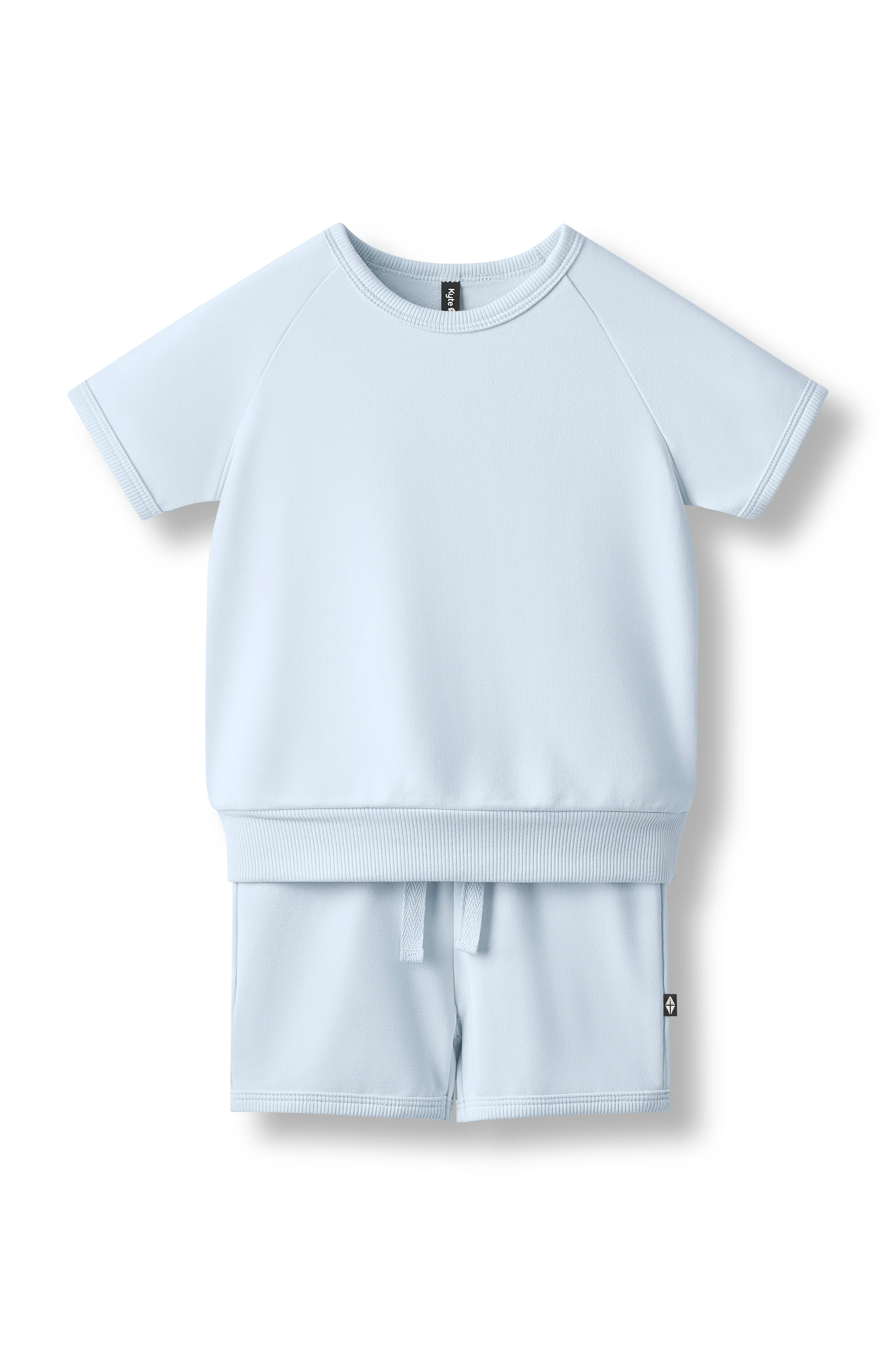 Short Sleeve Jogger Set in Breeze