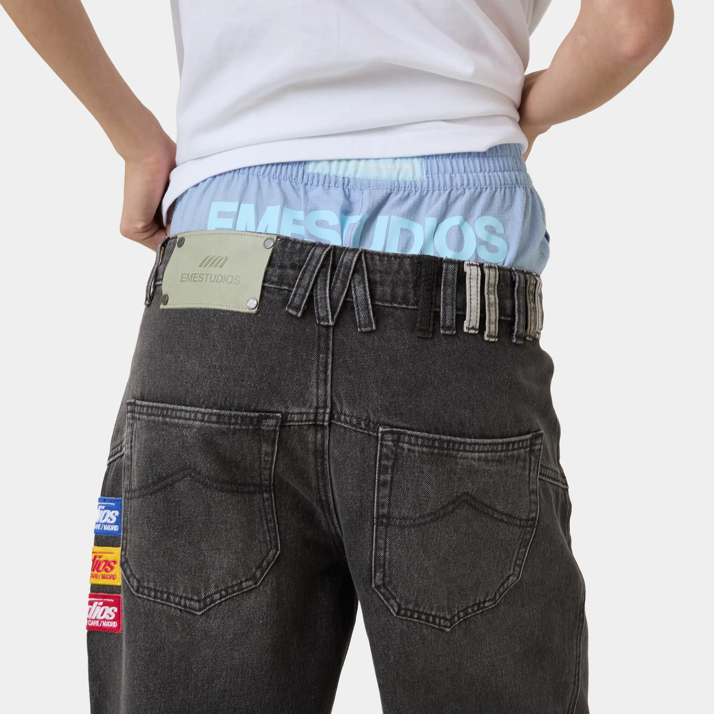Rough Shadow Denim Pants
