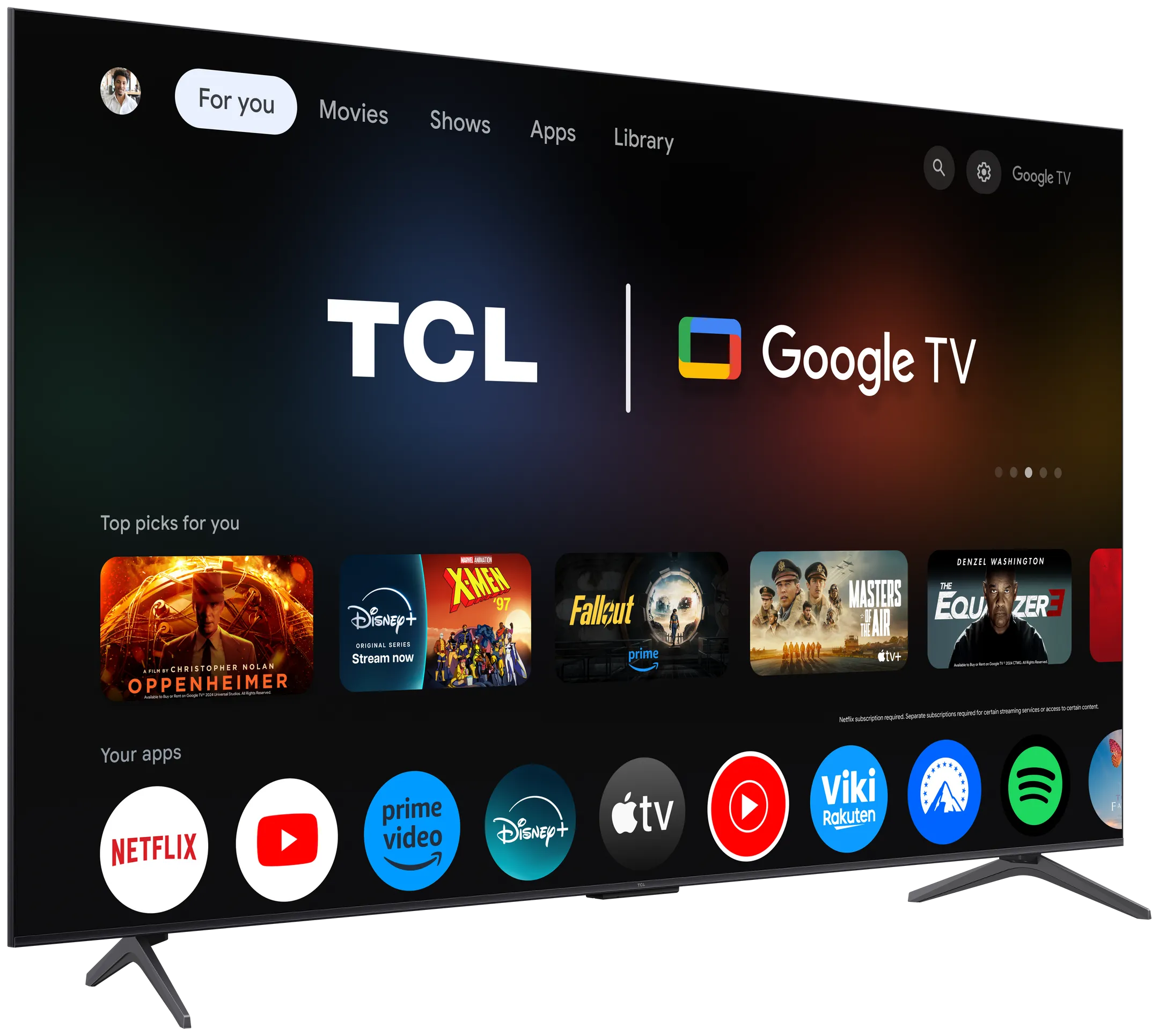TCL QD-Mini LED 4K TV 55C69K (2025)  - 55 inch