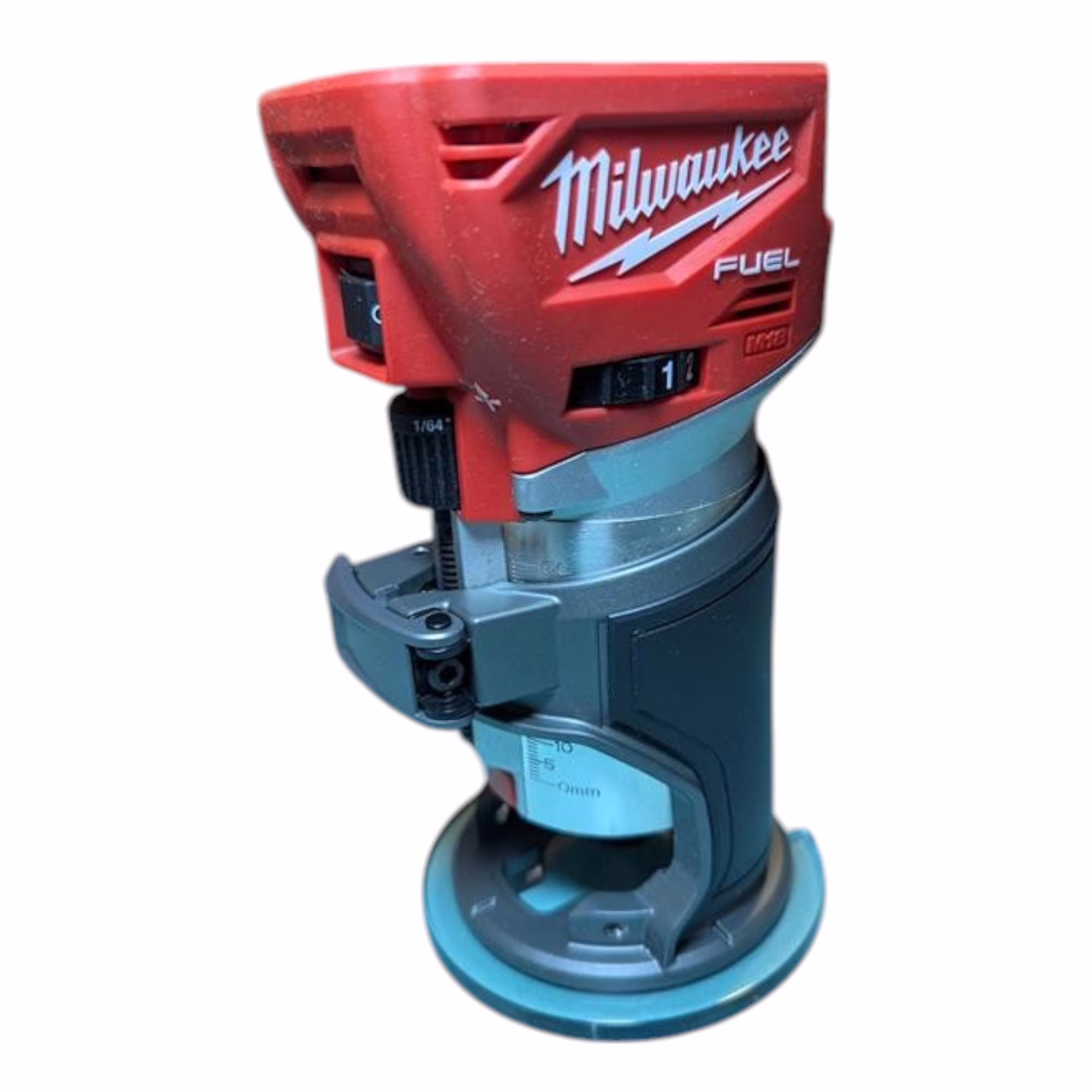 Milwaukee 2723-20 M18 FUEL 18V Cordless Compact Router (Bare Tool) �C Brushless Trim Router for Woodworking, Cabinet Making & Edge Routing, 31,000 RPM