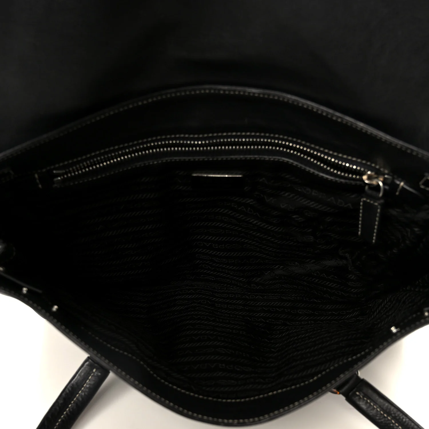 Calf Pocket Shoulder Bag Black