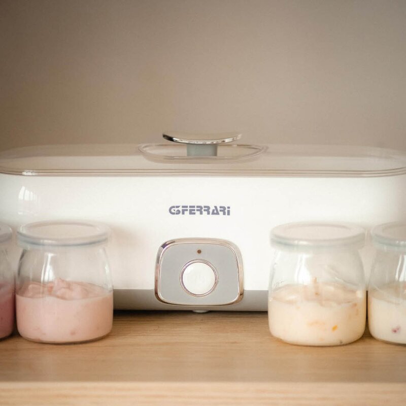 Fermento 4 yoghurt maker med 4 glass hvit