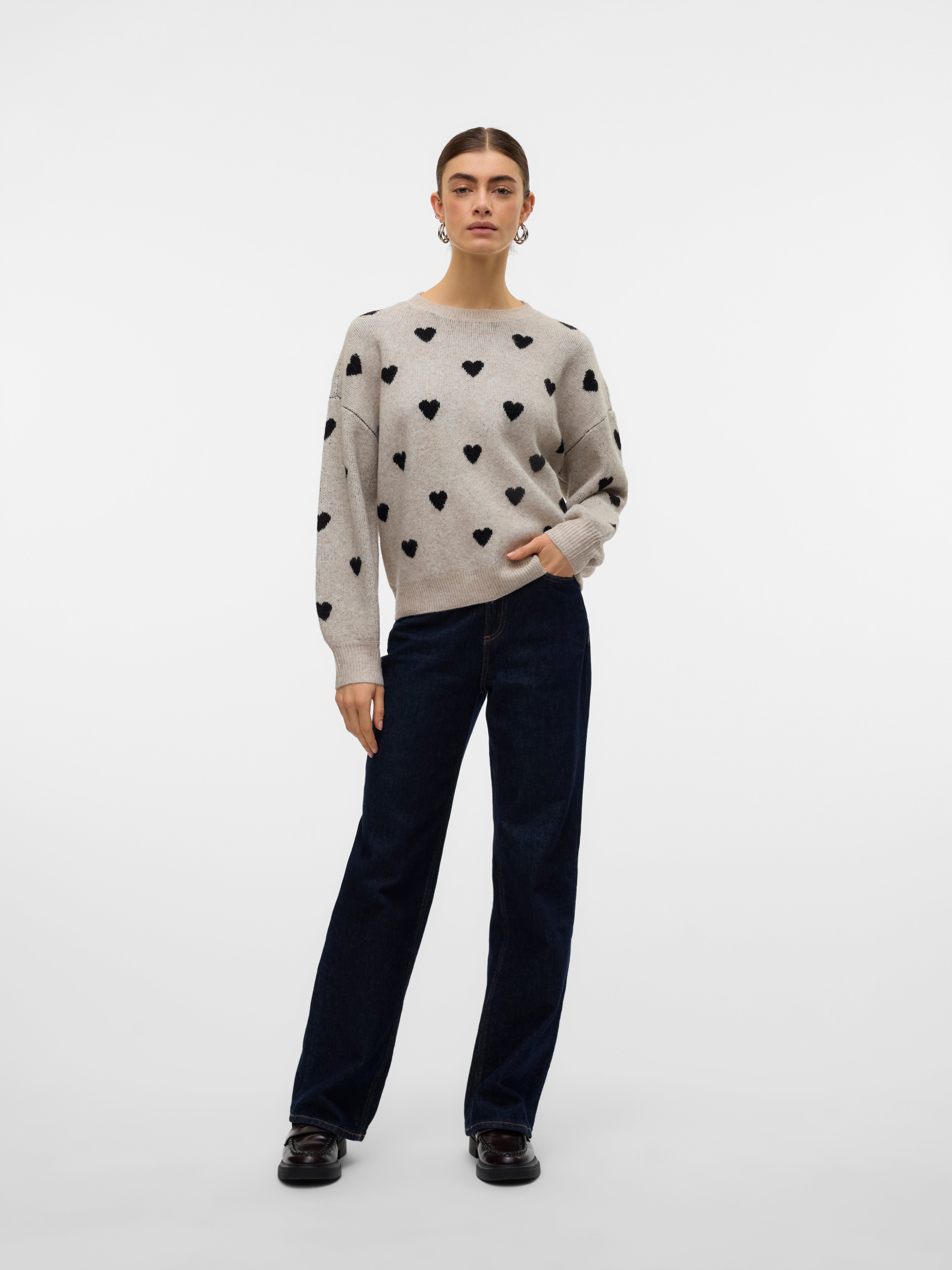 VERO MODA® AWHEART Knitted pullover