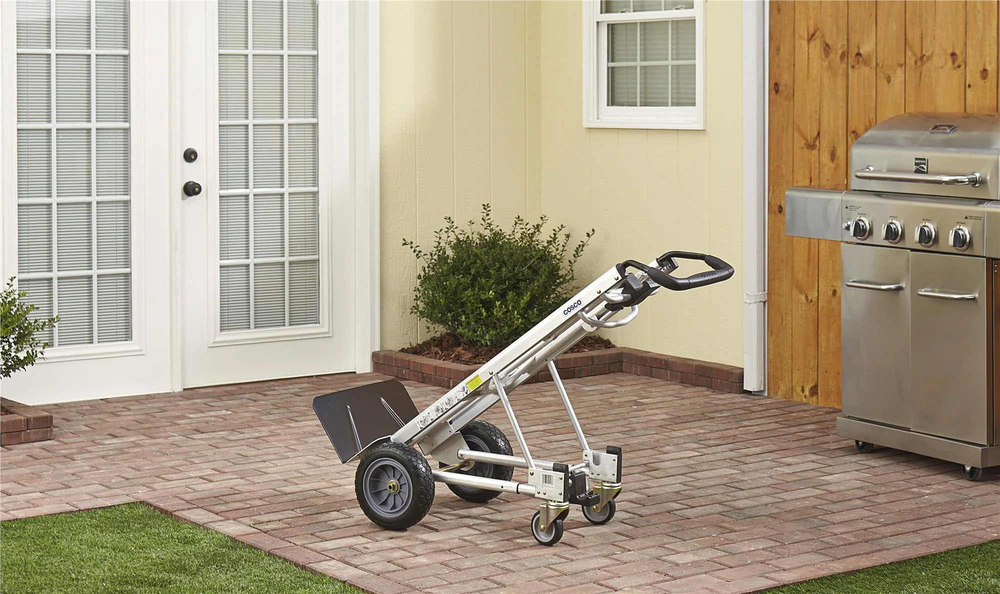 Cosco 3 - in - 1 Assist Series Hand Truck/Assisted Hand Truck/Cart with Flat - Free Wheels
