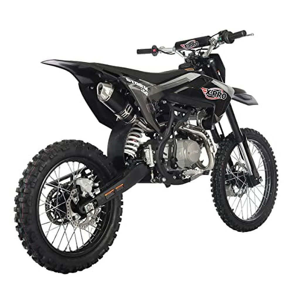 Brand New 150cc Gas Pit Dirt Bike, 4 Manual Transmission Electric/Kick Start 19"/16" Tires(Red) - Image 7