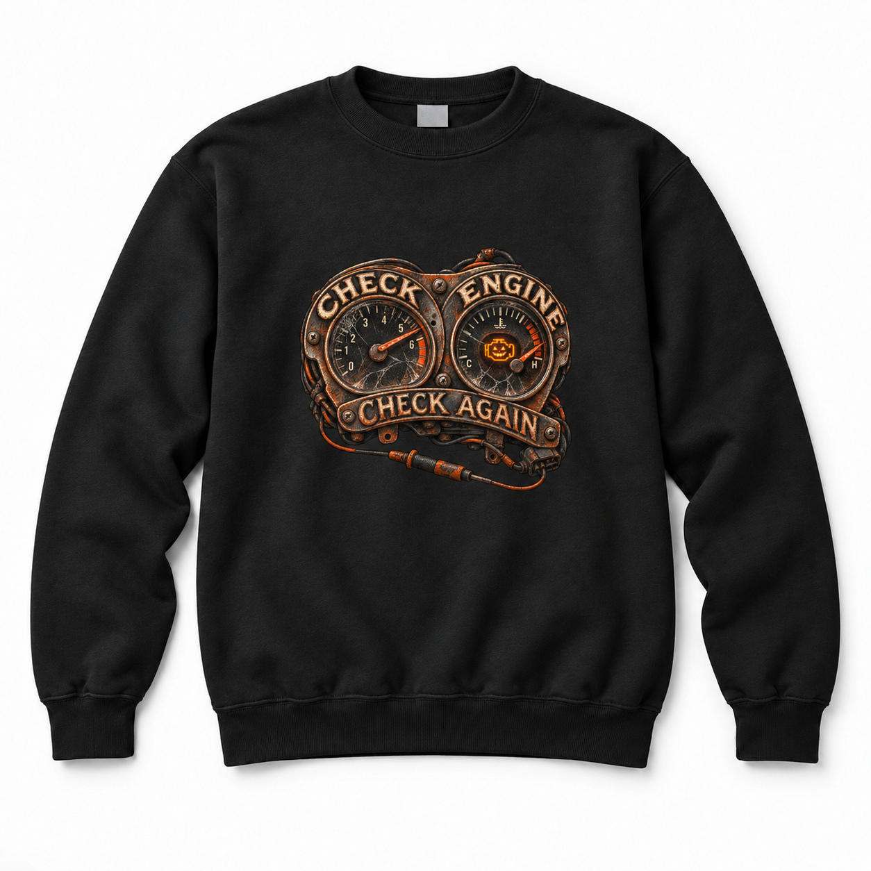 Check Engine Check Again Crewneck Sweatshirt