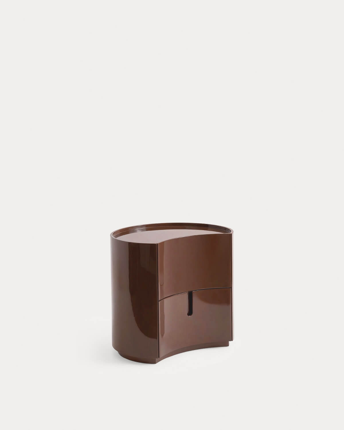 Karyna - Mesa Auxiliar con 2 Cajones de Madera (50x42 cm) Karyna