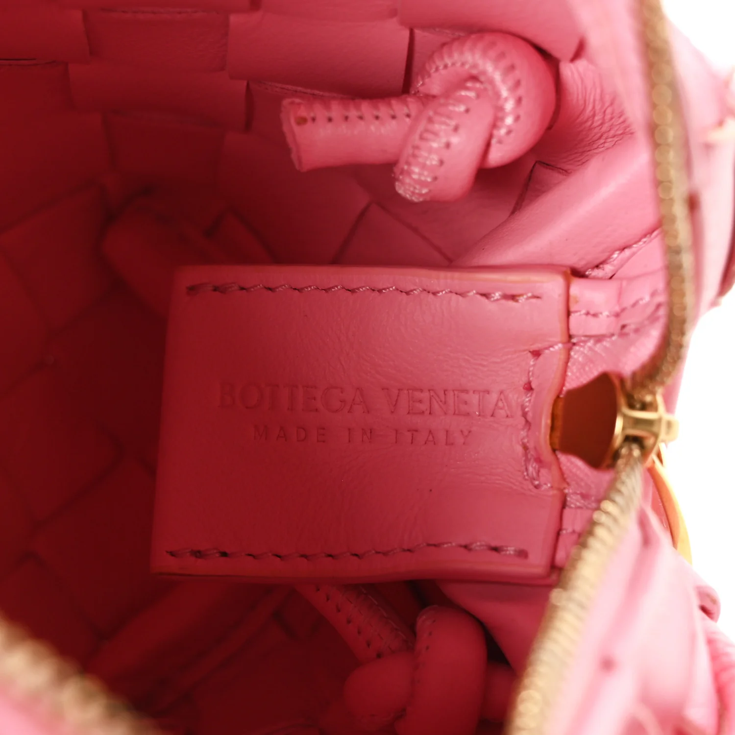 Nappa Intrecciato Candy Loop Camera Bag Ribbon