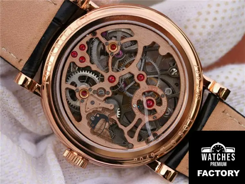 Franck Muller Giga Tourbillon 18K Rose Gold Skeleton Dial