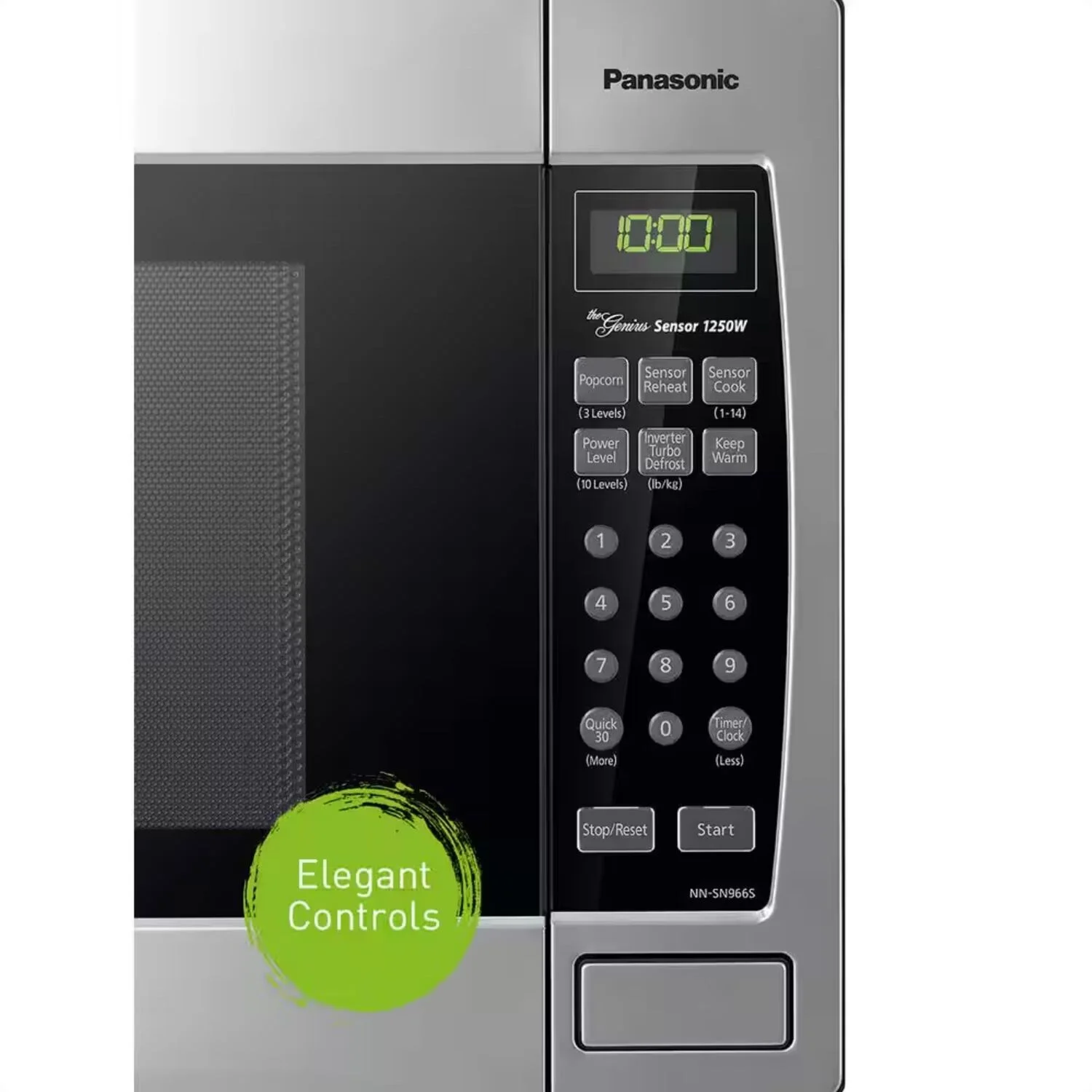Panasonic 2.2 - Cu. Ft. 1250W Countertop Microwave with Inverter Technology, Stainless Steel NN - SN95HS