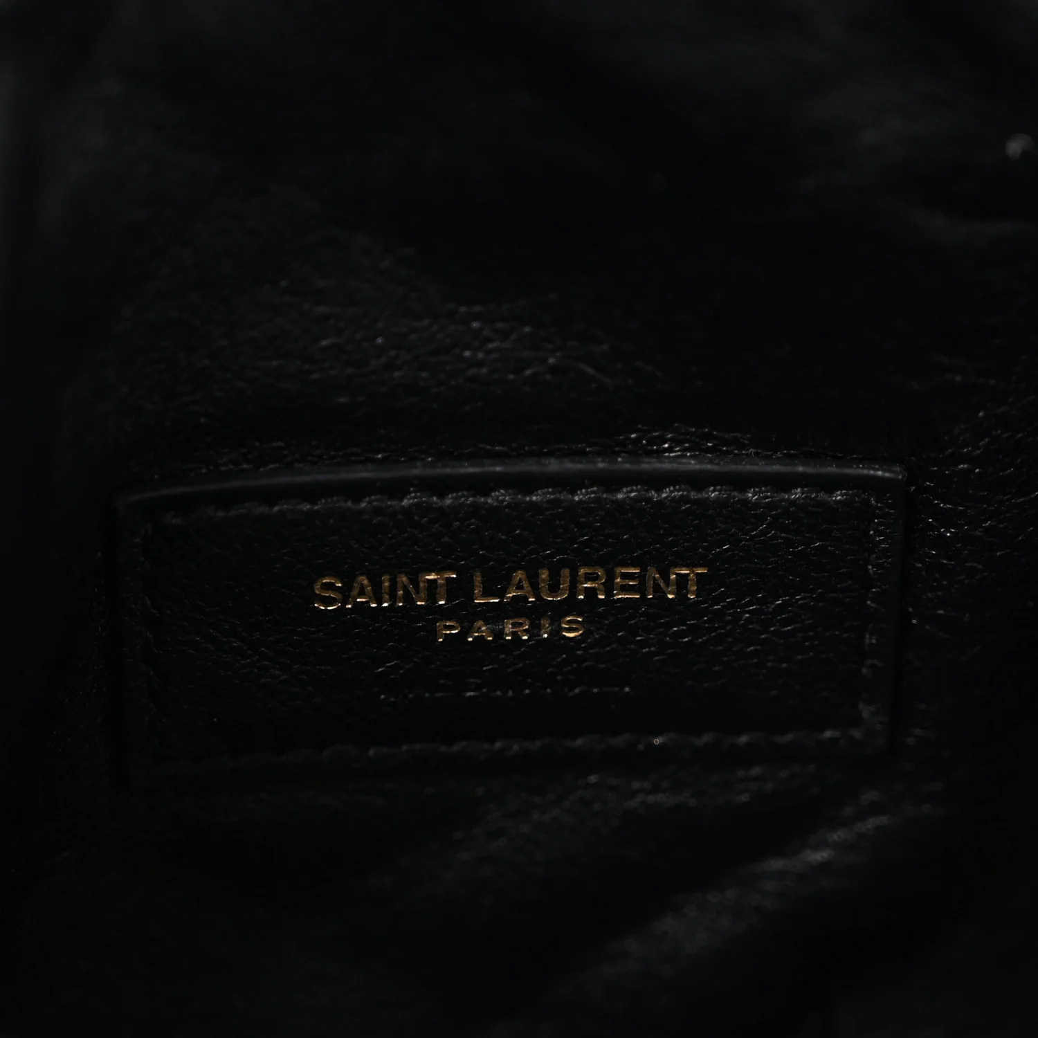 Lambskin Quilted Gaby Zipped Pouch