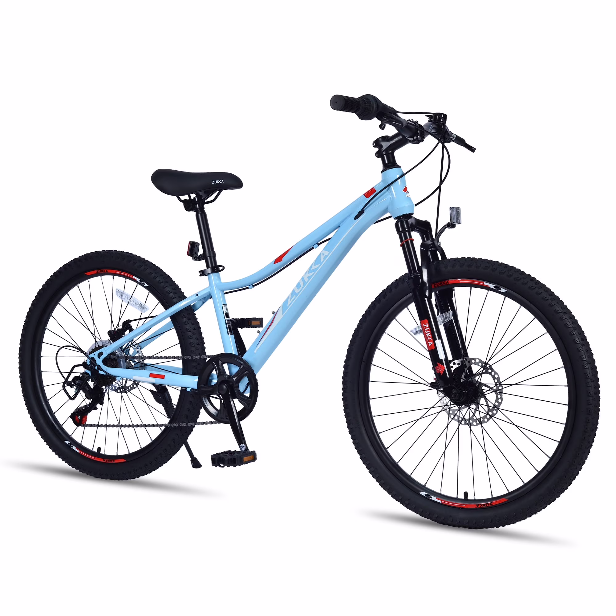 24“/26 Mountain Bike for Women - 21-Speed, Dual Disc Brakes, Front Suspension, All-Terrain Tires, 85% Pre-Assembled Carbon Steel Frame Bicycle