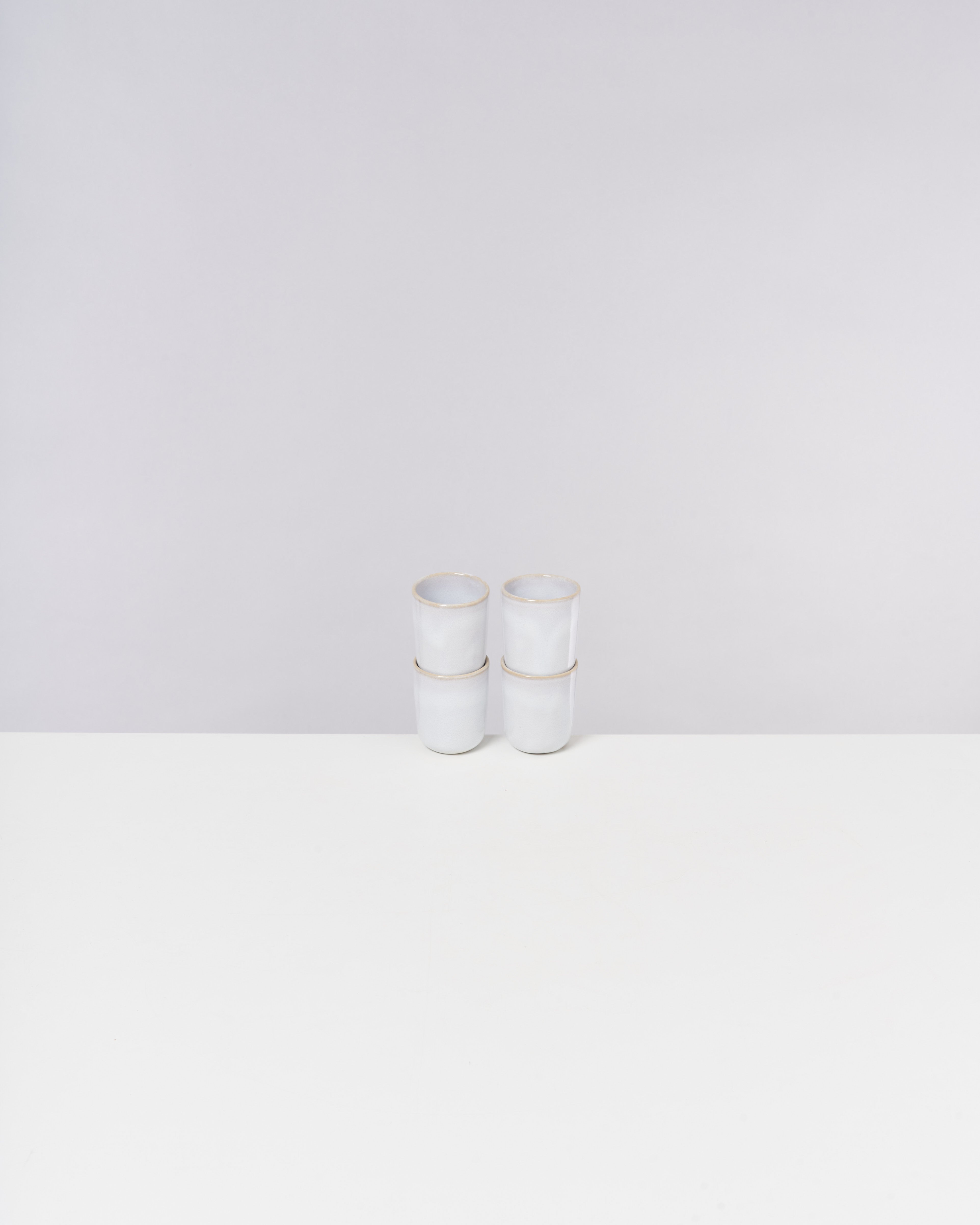 CORDOAMA - ESPRESSO CUP WHITE SET OF 4