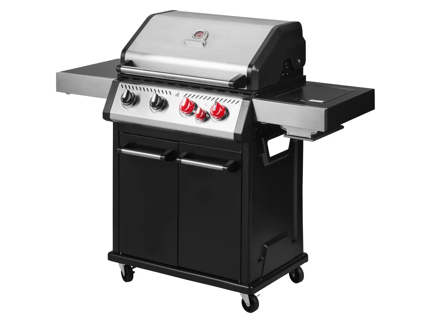 GRILLMEISTER Barbecue  gaz 4 +1, 70 x 42 cm, 19,7 kW