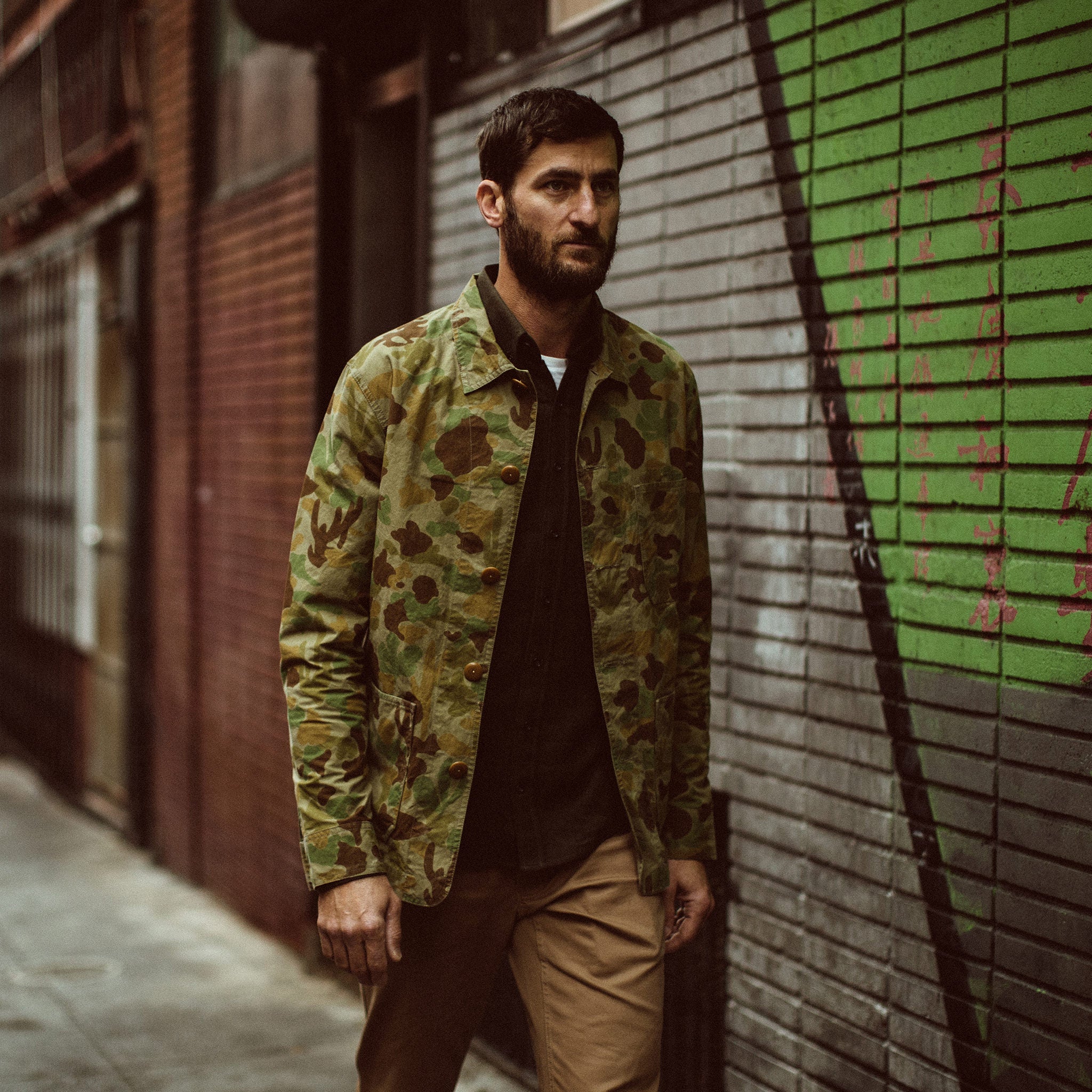 La veste Ojai en camouflage aride ciré sec