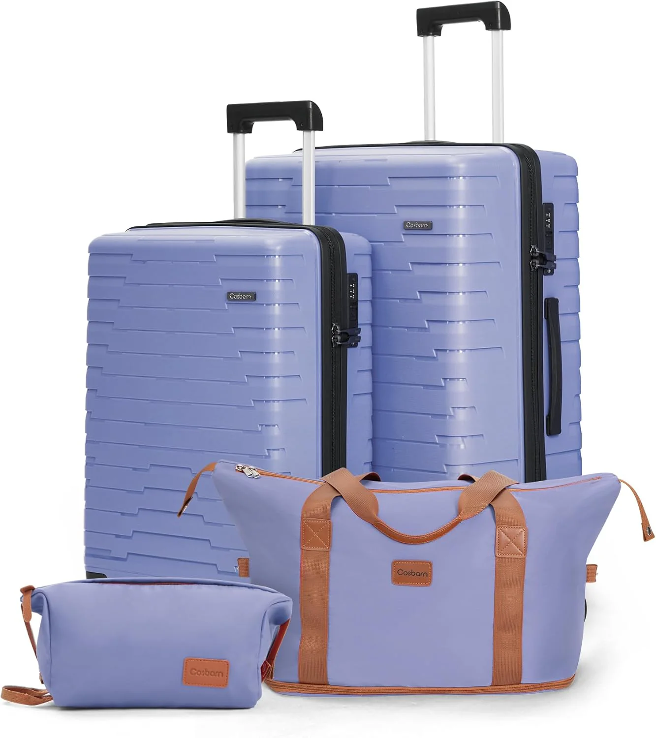 Ensemble de 5 valises à roulettes, valise rigide en ABS avec roulettes multidirectionnelles