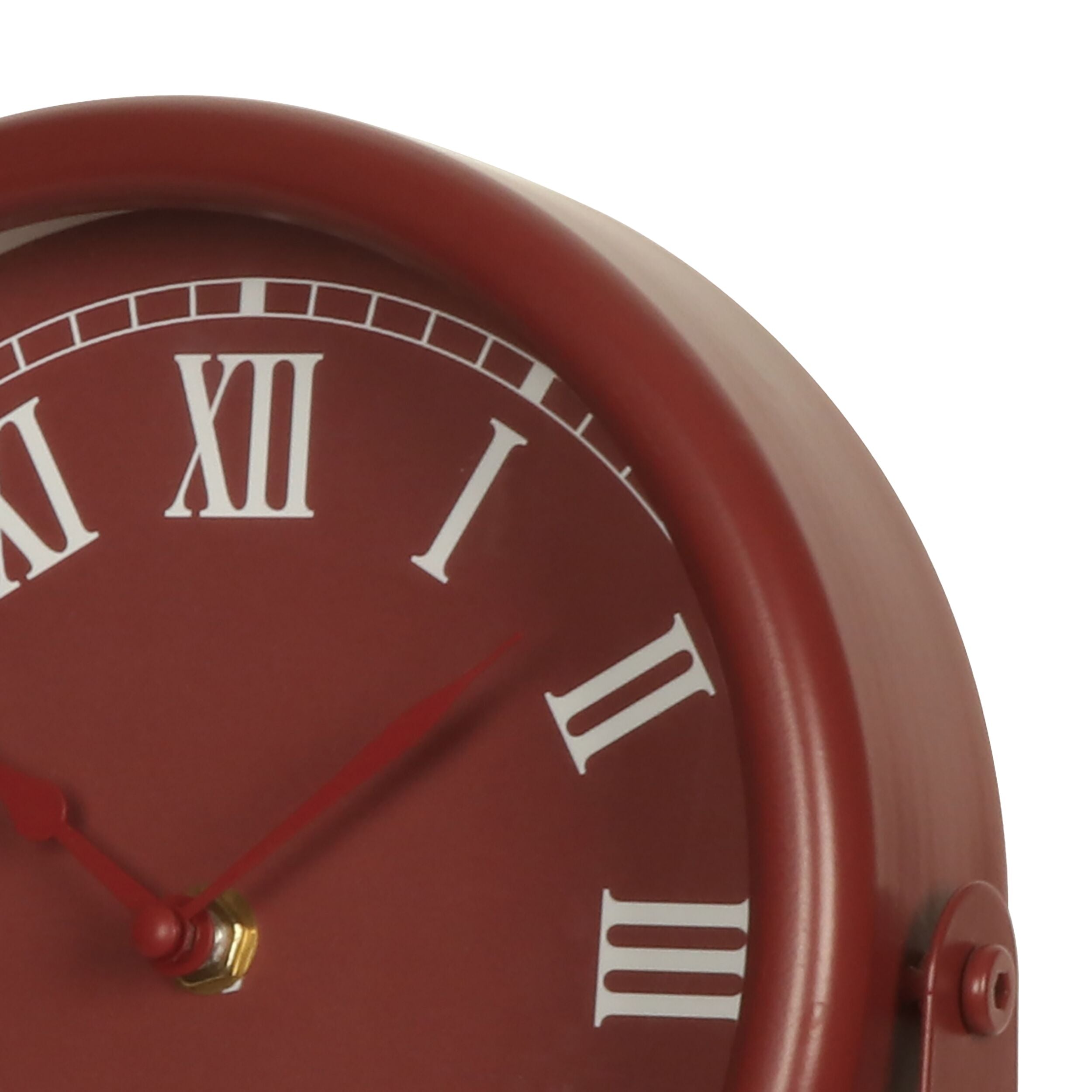 Spectrum Mantel Clock Dark Rouge