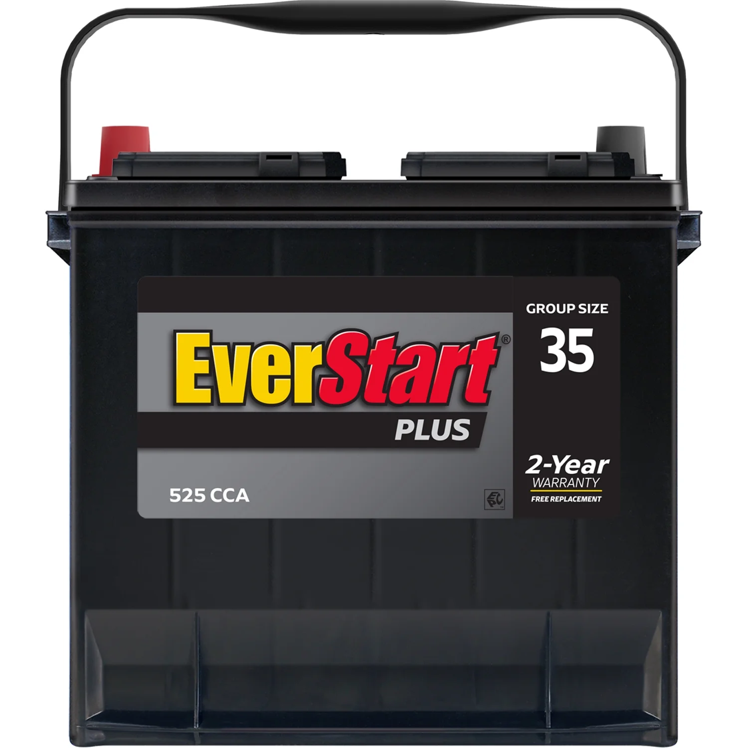 Plus Lead Acid Automotive Battery, Group Size 35 12 Volt, 525 CCA - Image 6