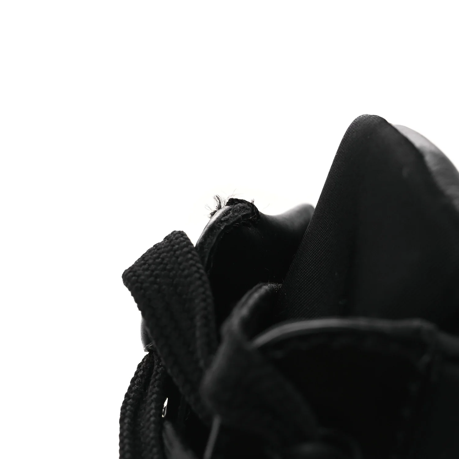 Spazzolato Re-Nylon Metal Triangle Logo 110mm Ankle Boots 36.5 Black