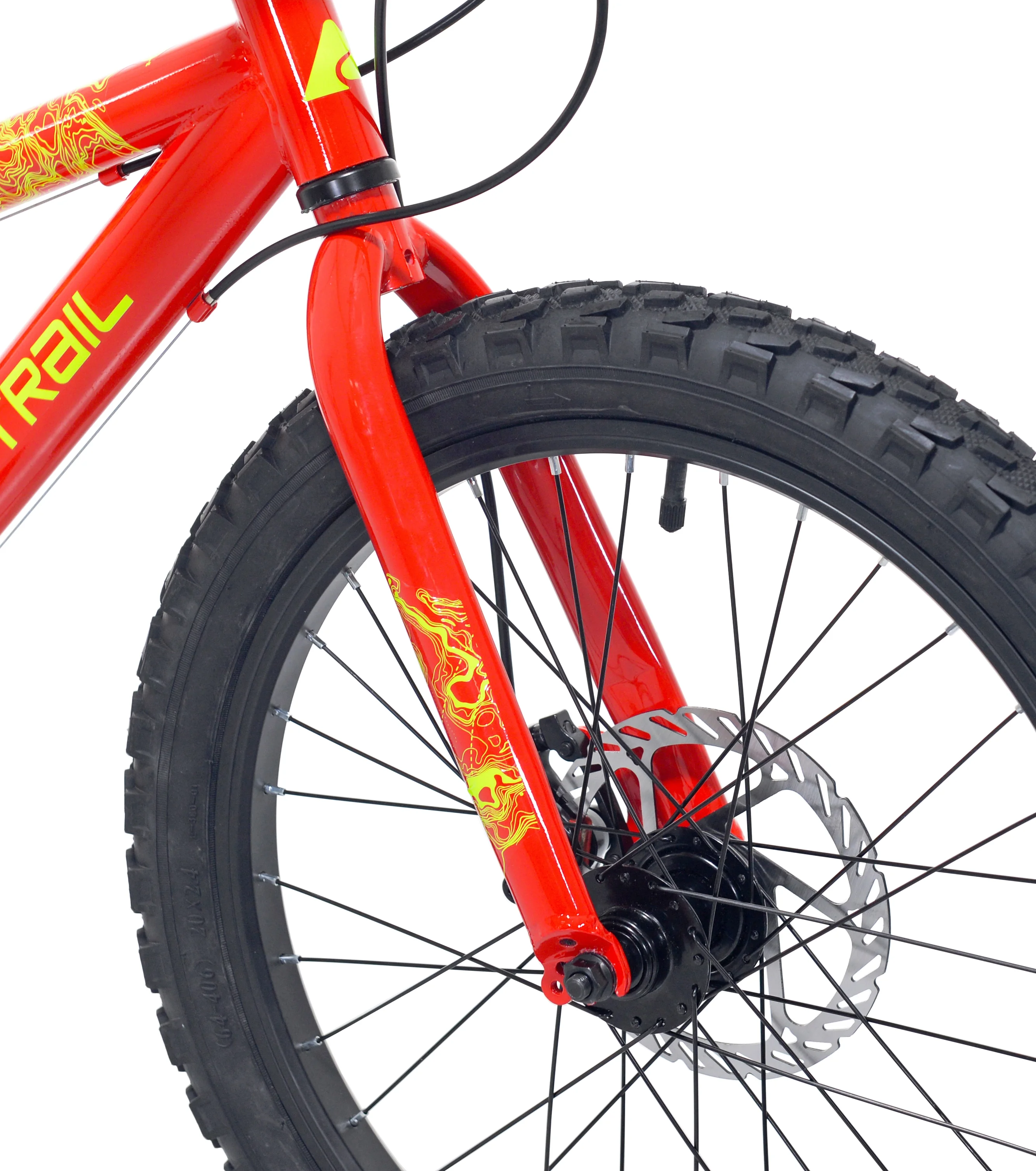 20" Vibe Mountain Bike, 7 Speed, Fits Rider 3'11"-4'4", Red, Child/Tween/Teen, Unisex - Image 10