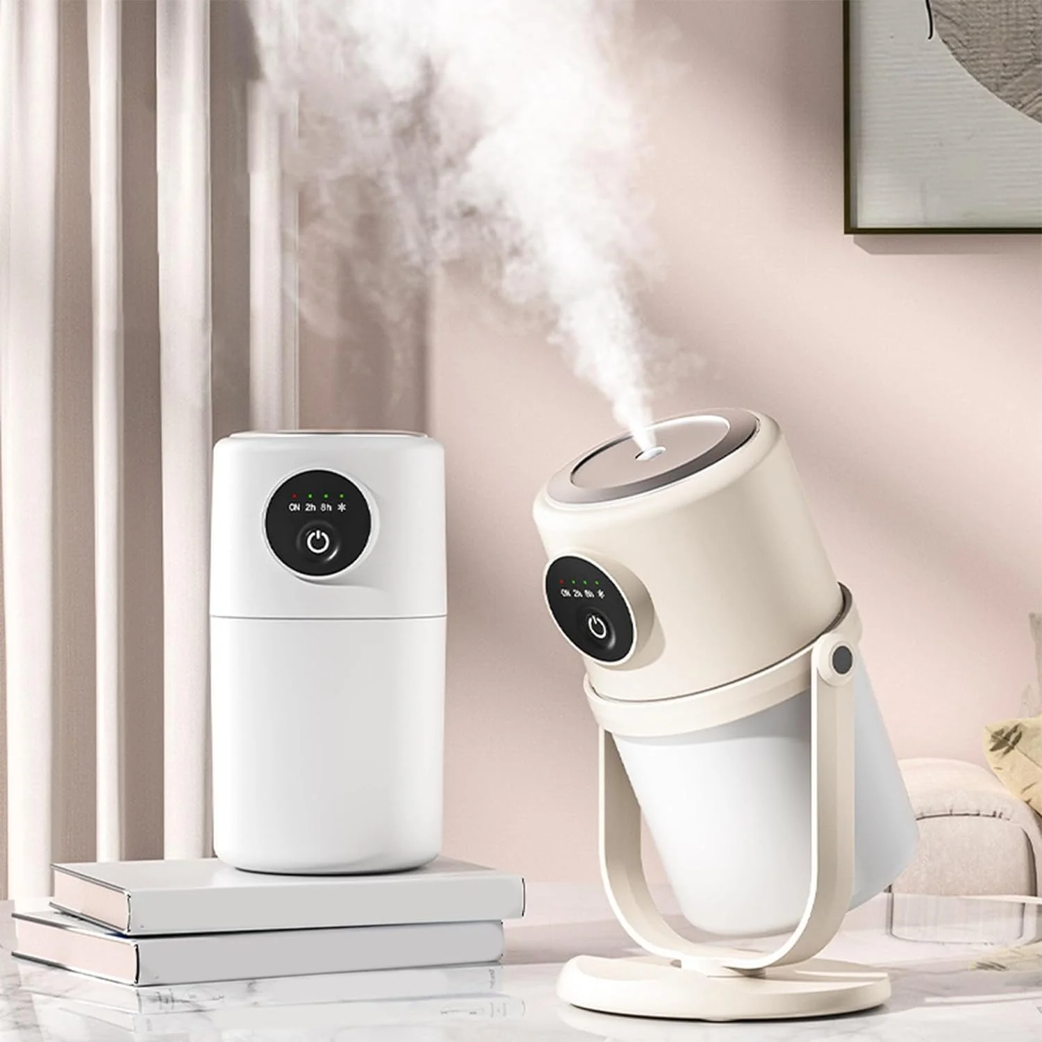 Humidifiers For Bedroom Cool Mist Humidifiers For Home Humidifier Humidifiers For Bedroom Easy To Clean 28dB Quiet Cool Mist Humidifier For Home Bedroom Kids Gifts Sales