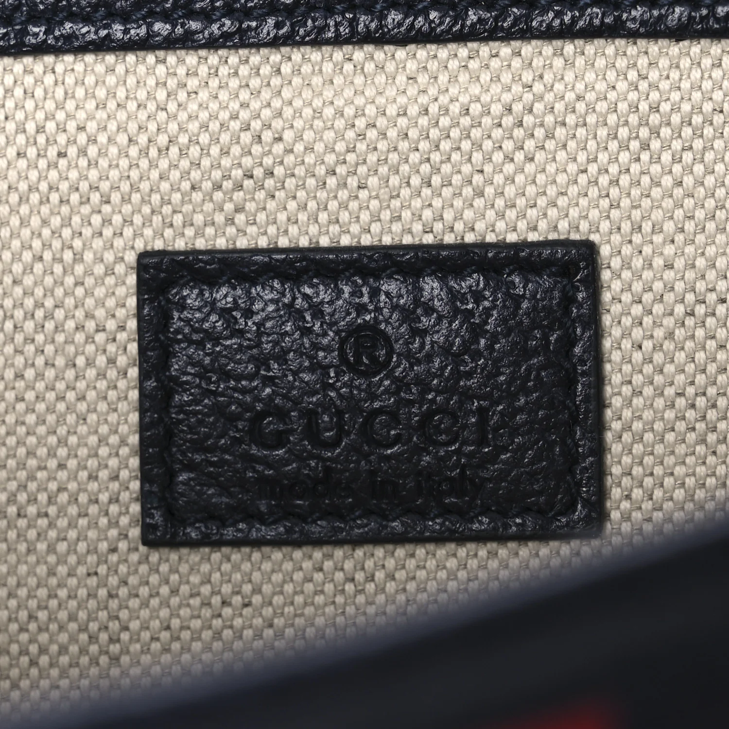 GG Supreme Monogram Web Small Ophidia Belt Bag 80 32 Beige Navy