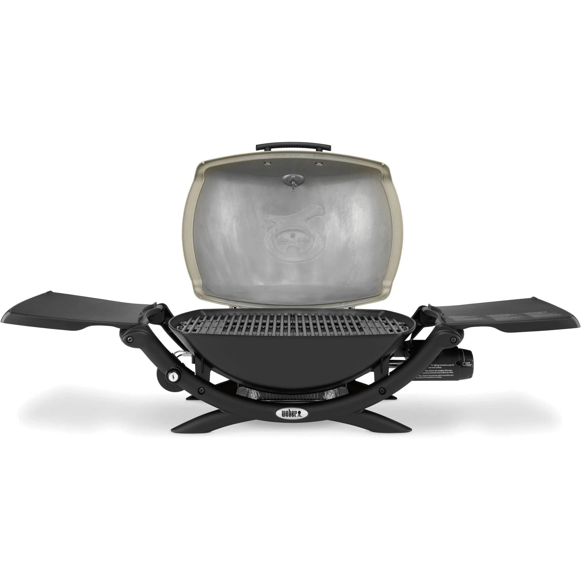 Q 2200 1 Burner Portable Gas Grill, Titanium Image 2