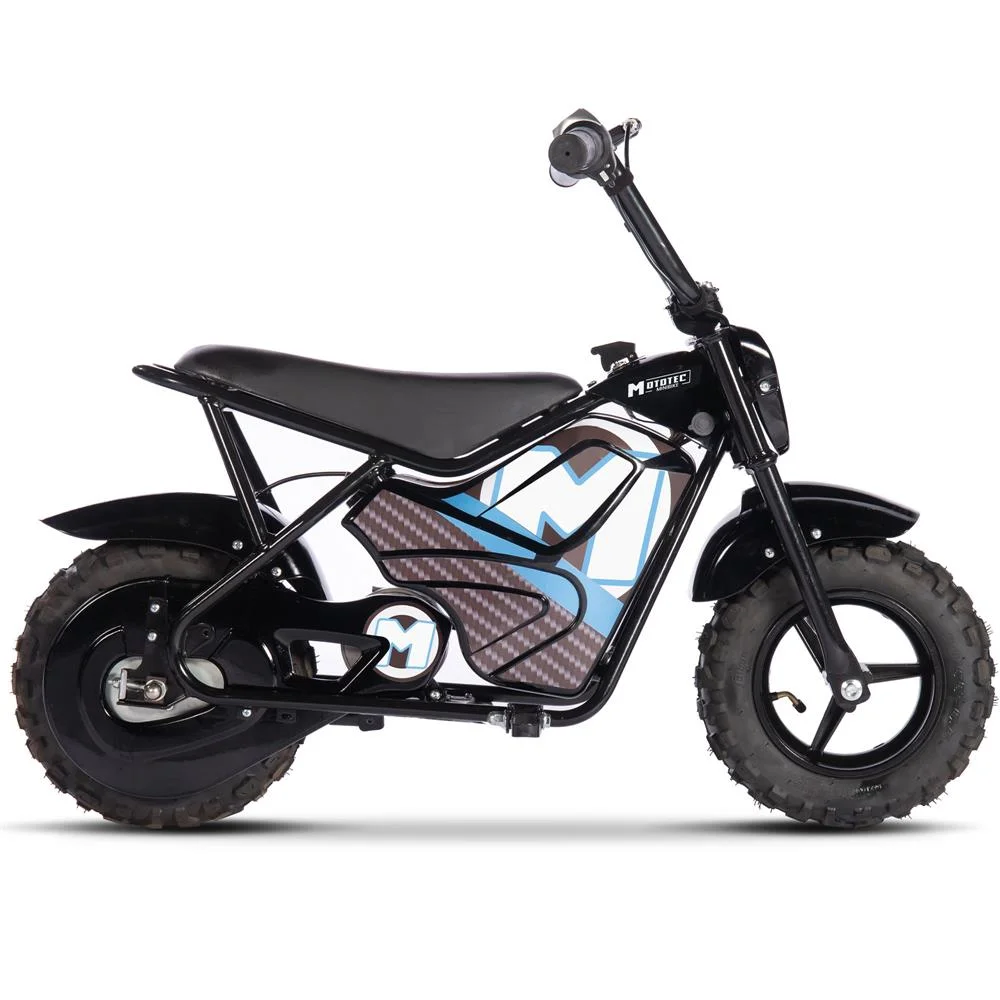 Mototec 24v 250w Electric Powered Mini Bike Black