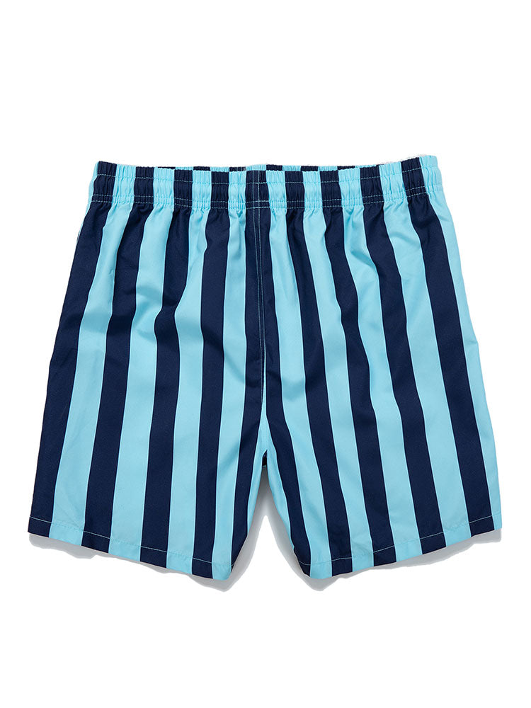 Short de bain rayé pour homme