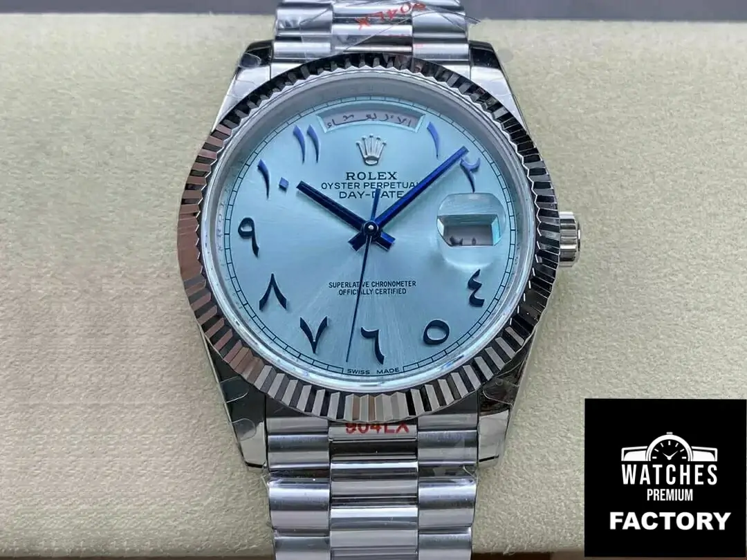 Rolex Day Date M228236 GM Factory V2 Middle Eastern Blue Dial