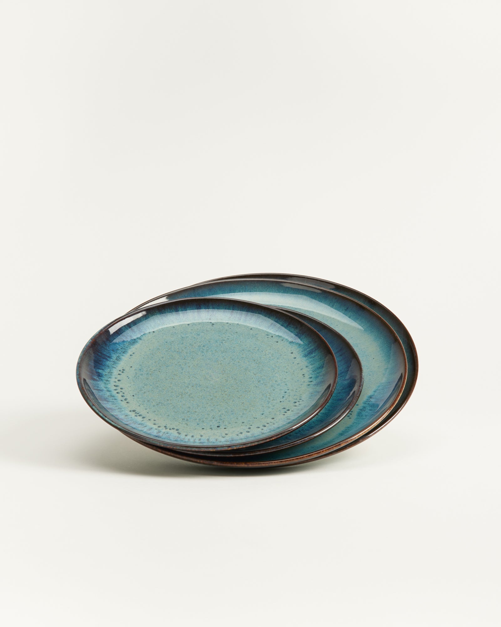 MADEIRA - PLATE SET CLASSIC GREEN-BLUE 4 PIECES