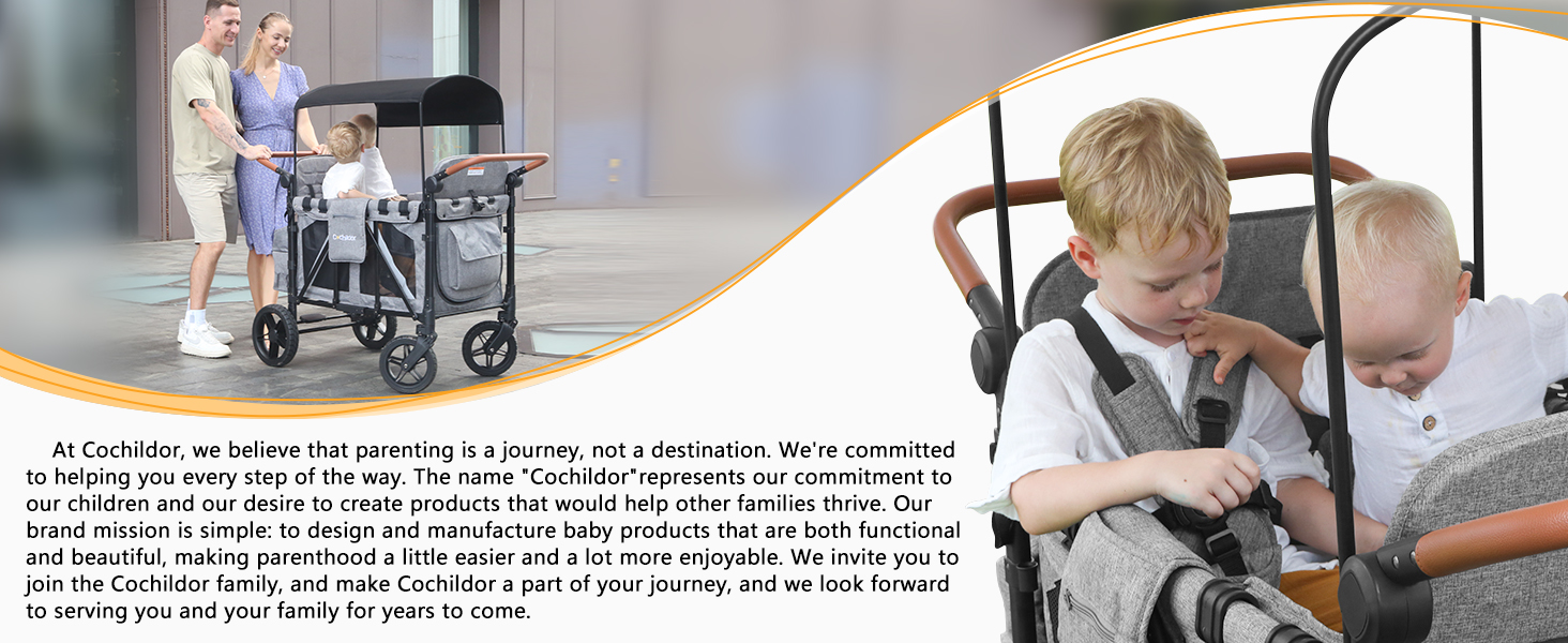 Cochildor Wagon Stroller. Designed by Parents for Parents