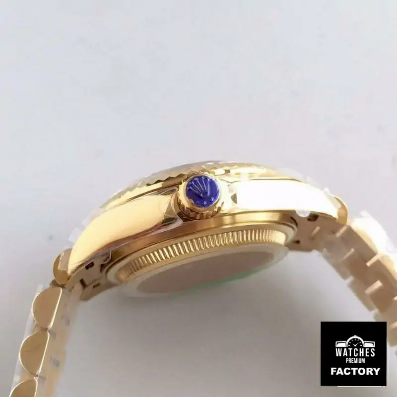 Rolex Lady Datejust 279138RBR 28MM Yellow Gold Champagne Dial