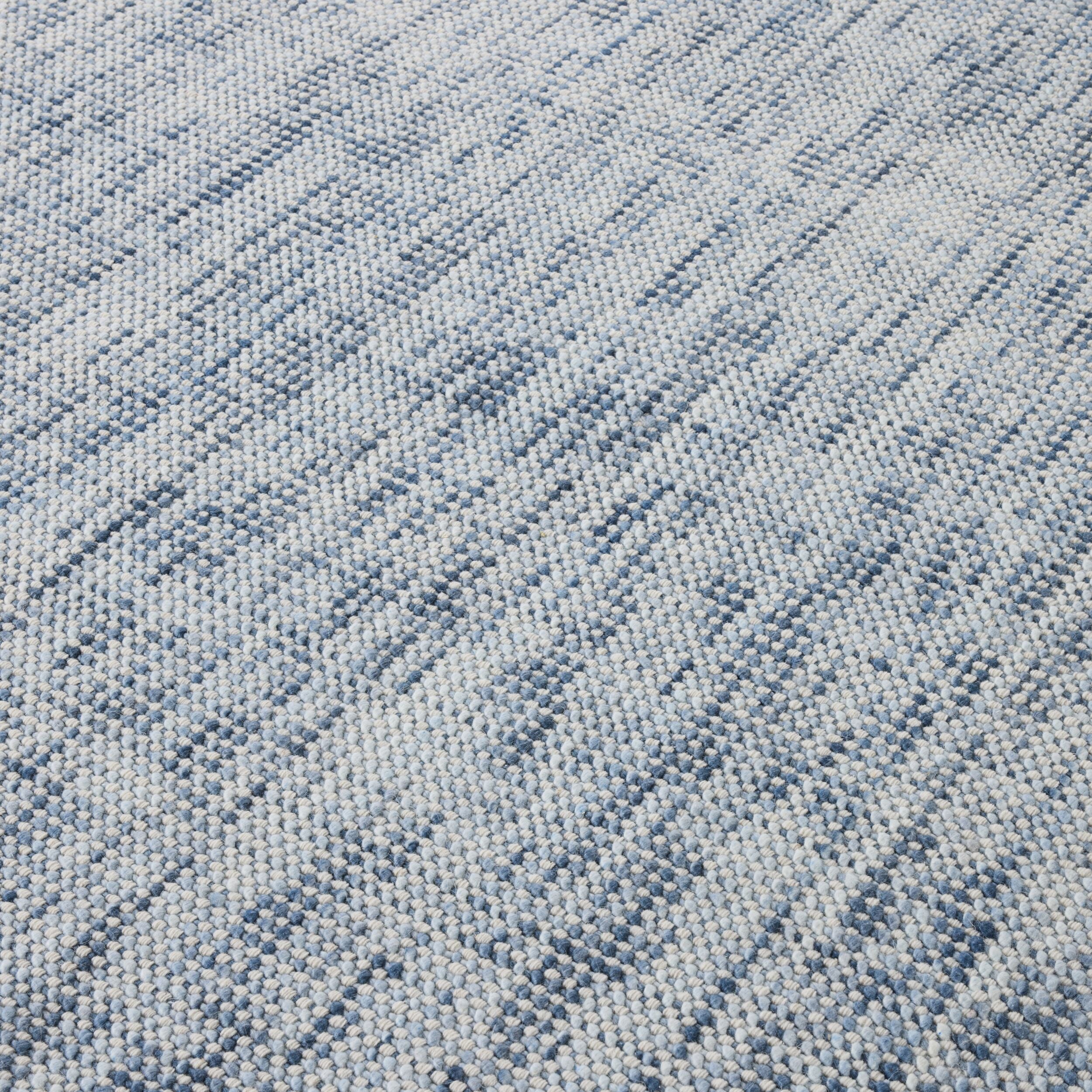 Santos Handloom Blue NZ Wool Rug 240x300cm