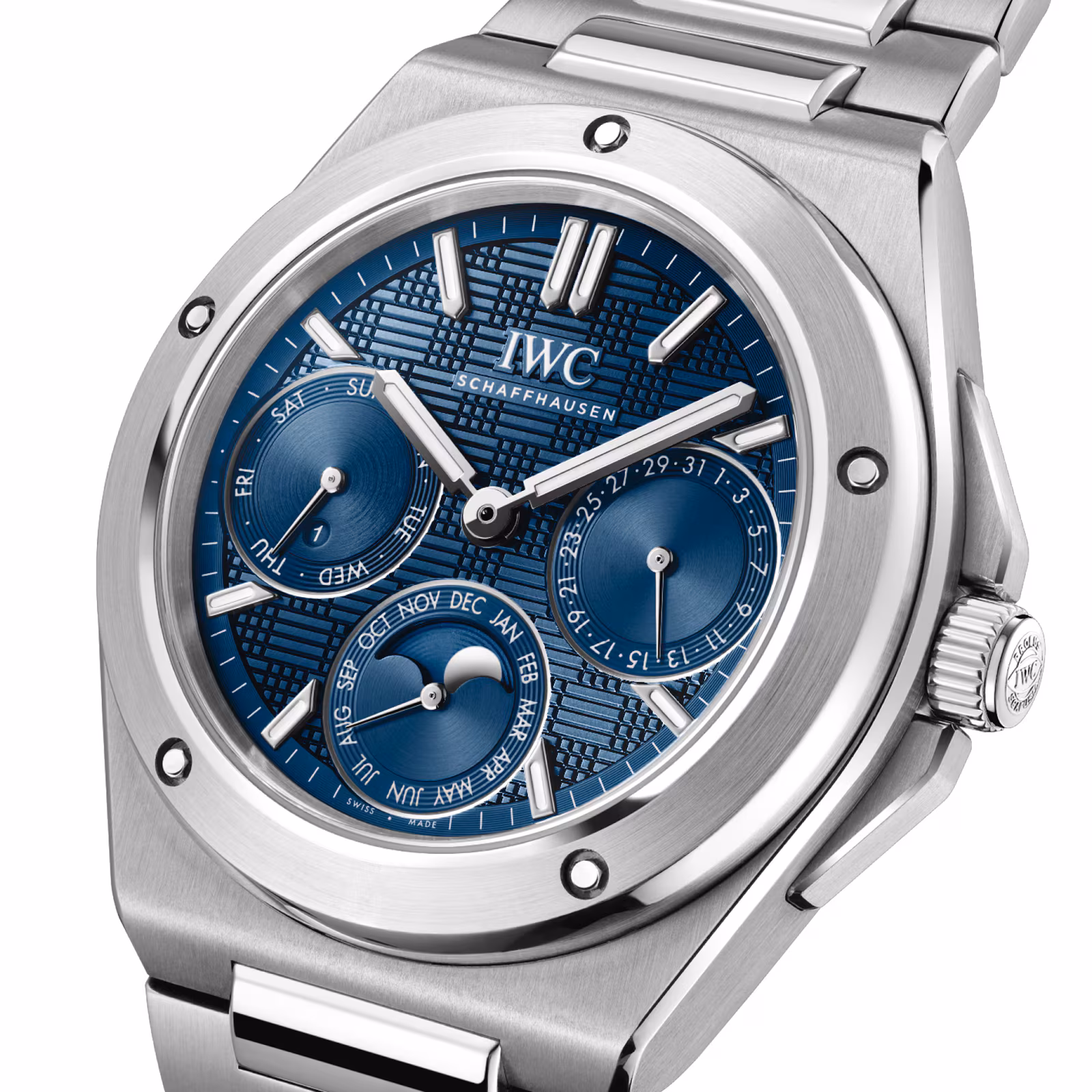 【Super Clone】IWC Ingenieur Perpetual Calendar 41mm MensWatch Blue IW344903