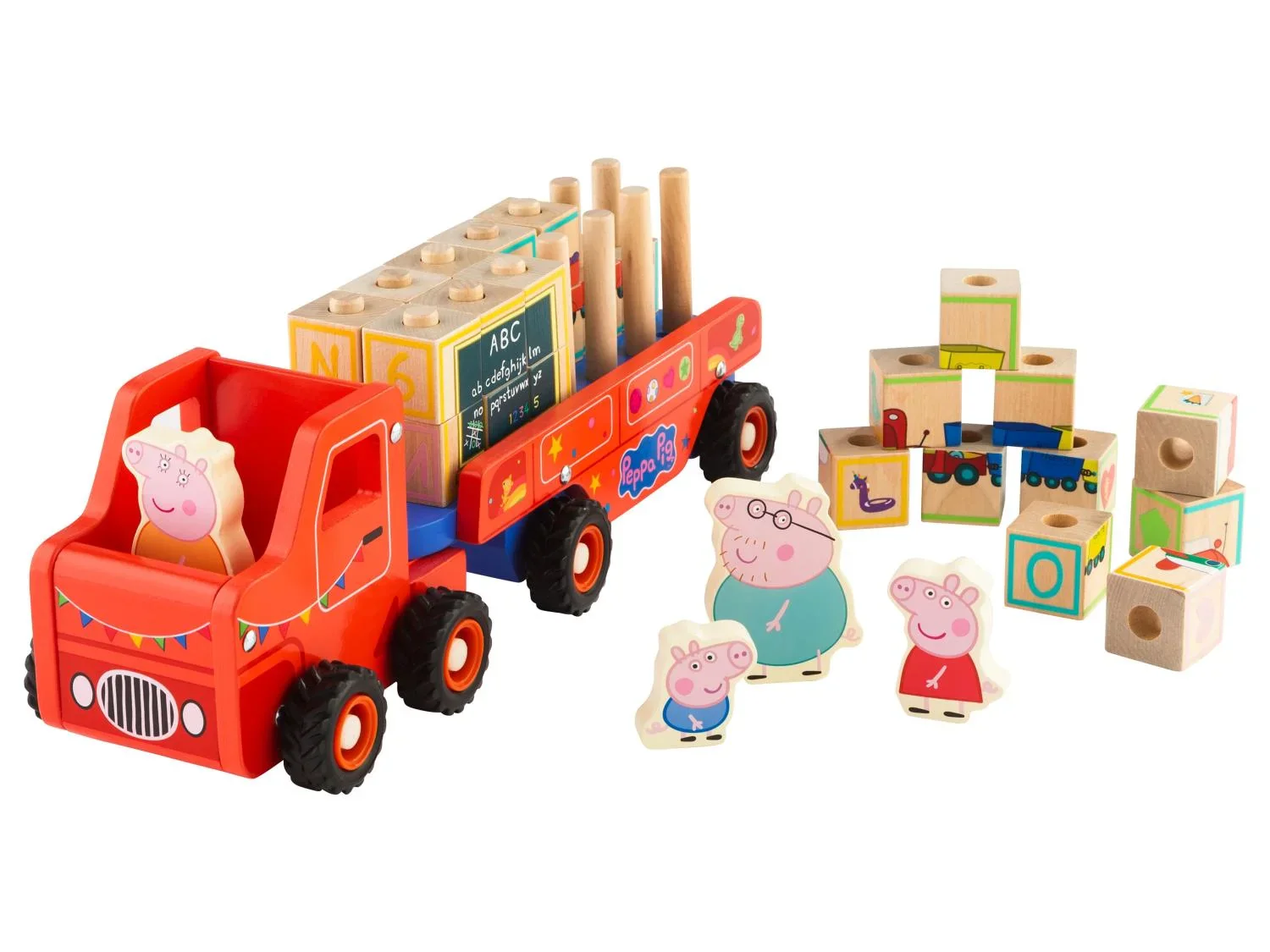 Camion en bois Peppa Pig