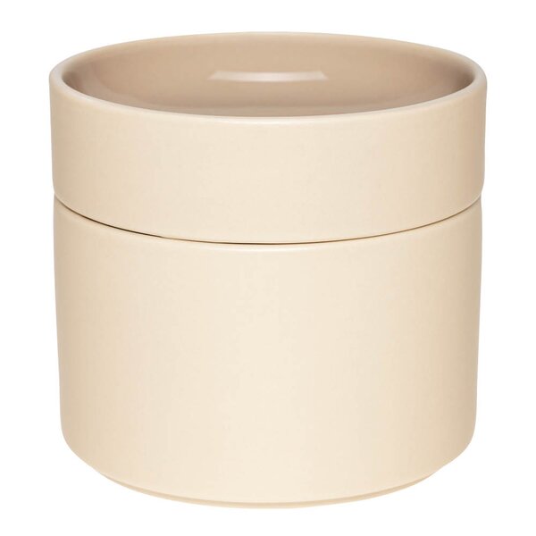 Kirnu dekorativ krukke 11x10 cm beige
