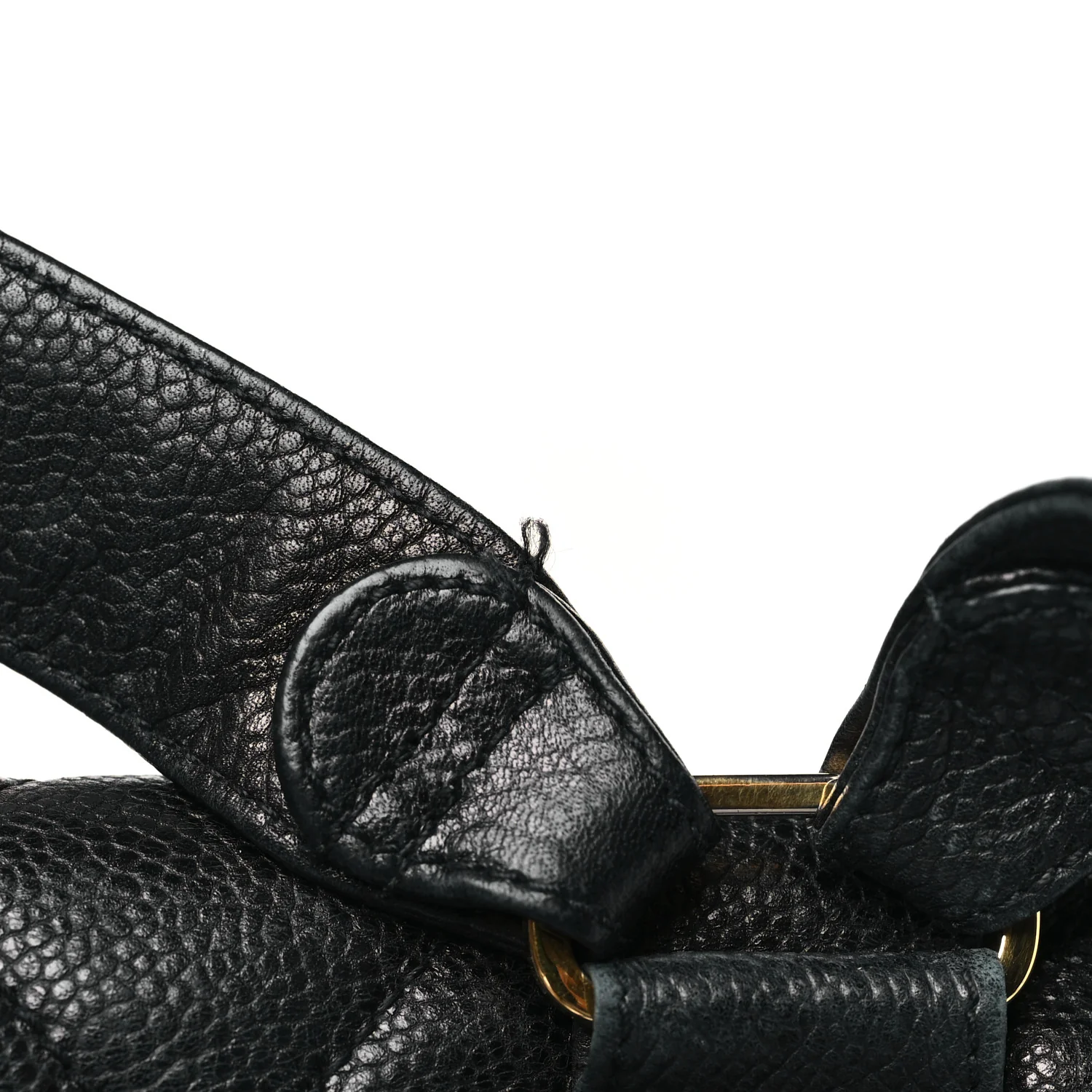 Caviar Quilted Backpack Black