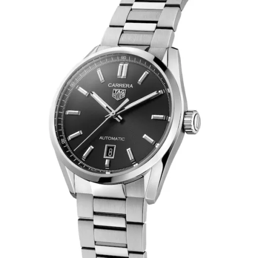 TAG Heuer Carrera Men Automatic Black Stainless Steel Watch WBN2110.BA0639