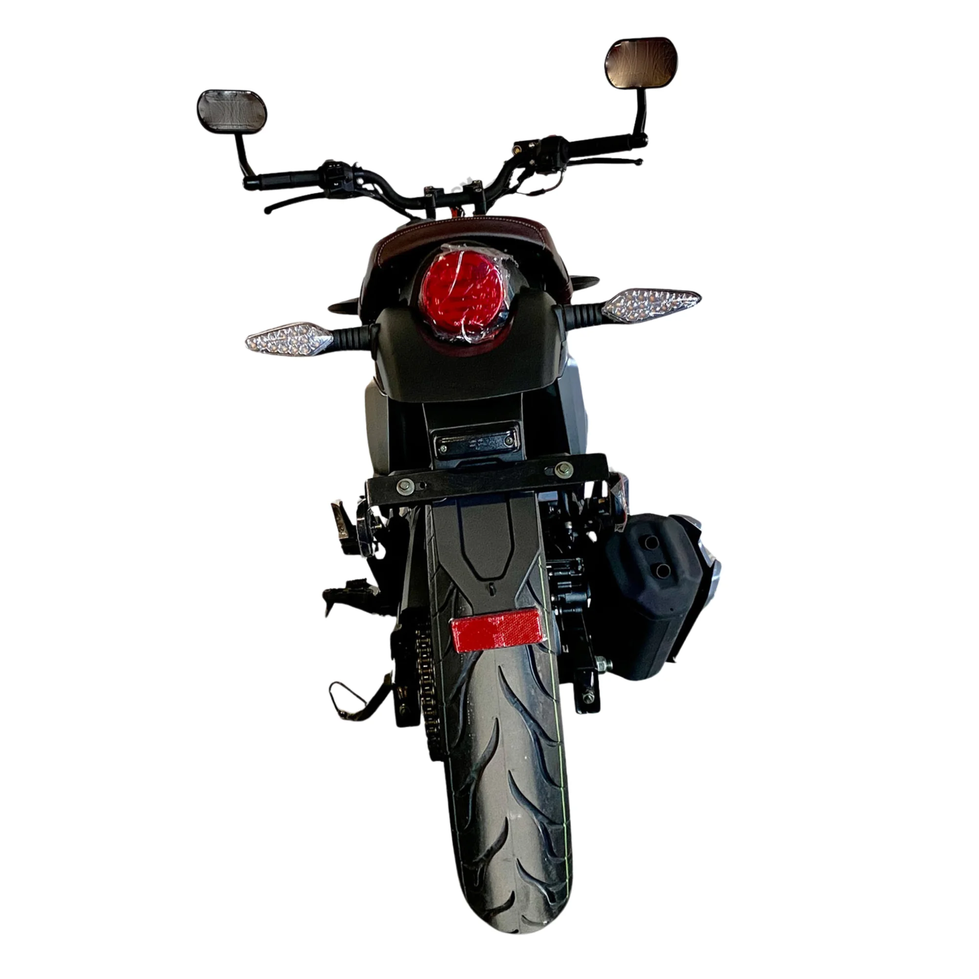 KPM 200 Motorcycle | 200cc EFI Caf�� Racer | 6-Speed Street Bike(Black) - Image 8