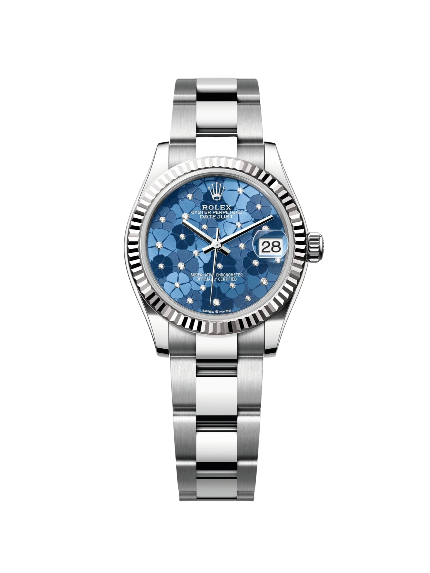【Super Clone】RLX Datejust m278274-0035/0036 Azzurro Blue Dial Oyster Watch
