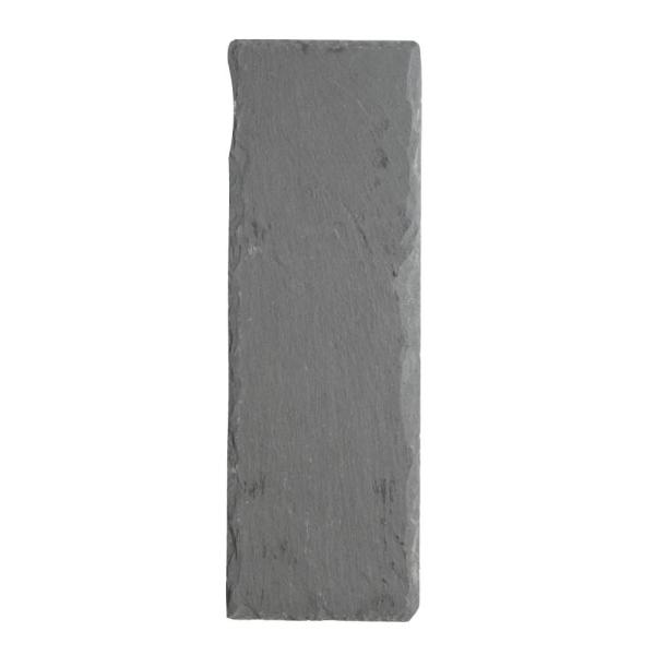 Serveringsbrett 10x30 cm grå