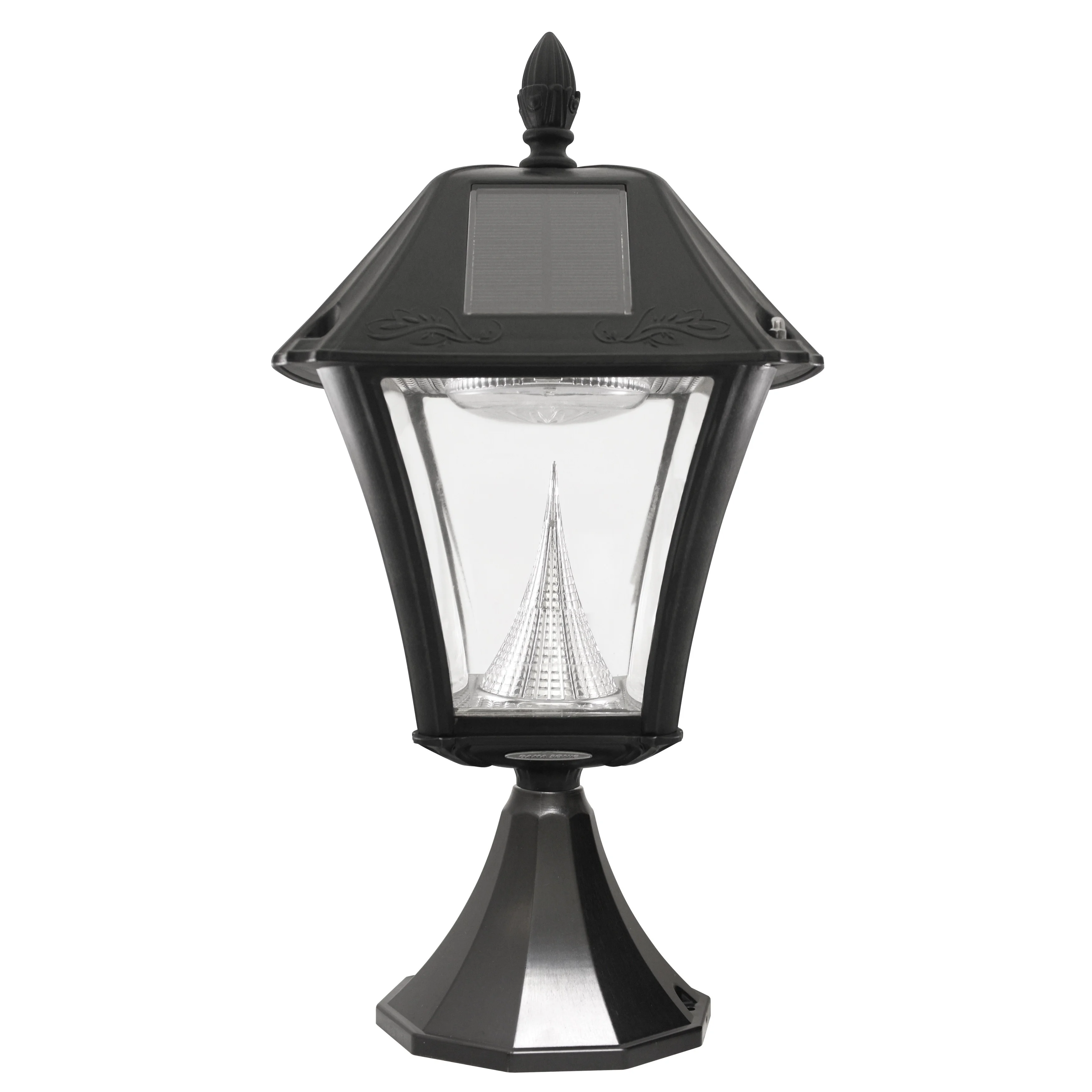 Baytown II Solar Light in Bright White- Wall/Pier/ 3 Inch Fitter Mounts Black Finish(Plastic/Other) - Image 4