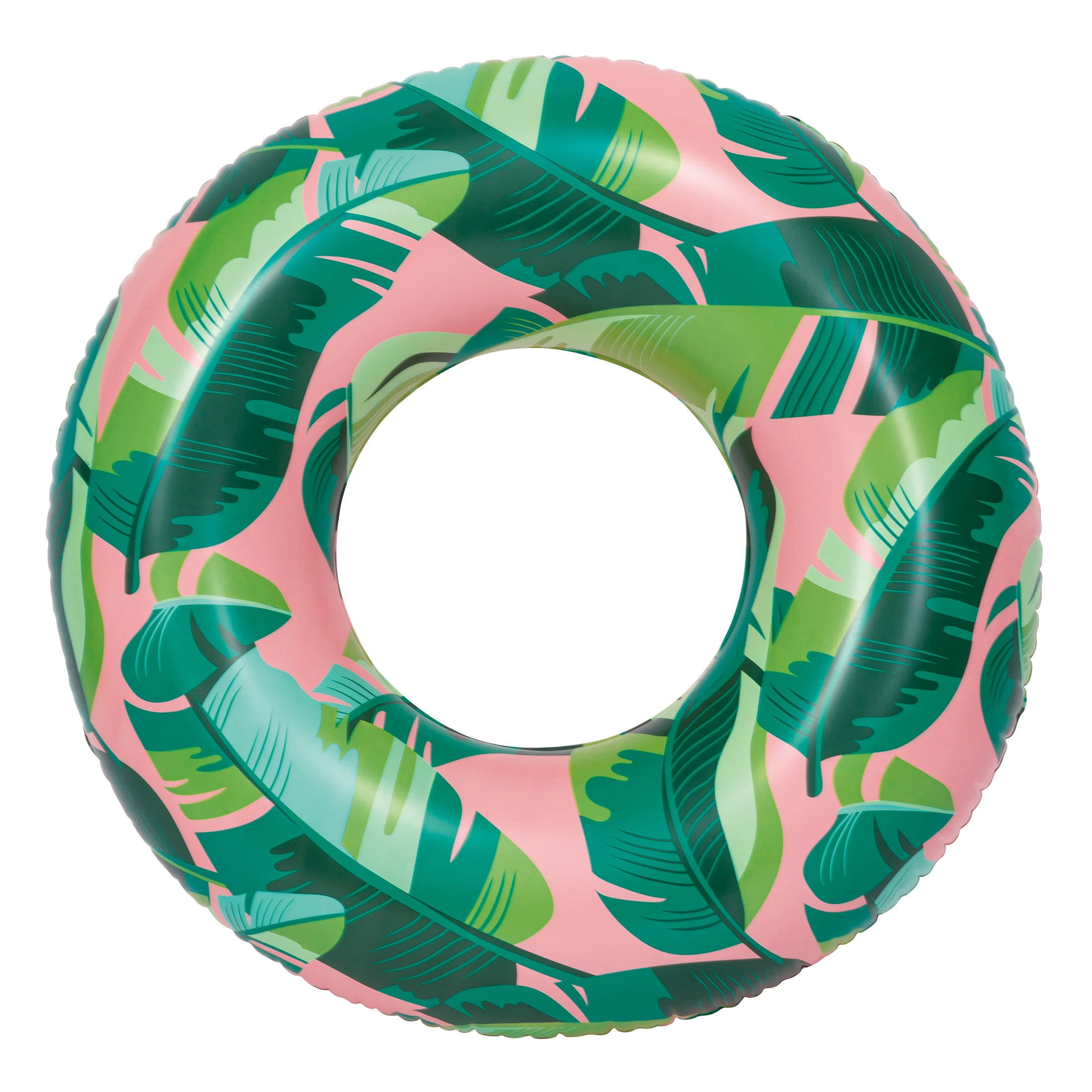 Bluescape Pink Tropical Inflatable Swim Tube Pool Float, for Kids, Age 9 & Up, unisex
