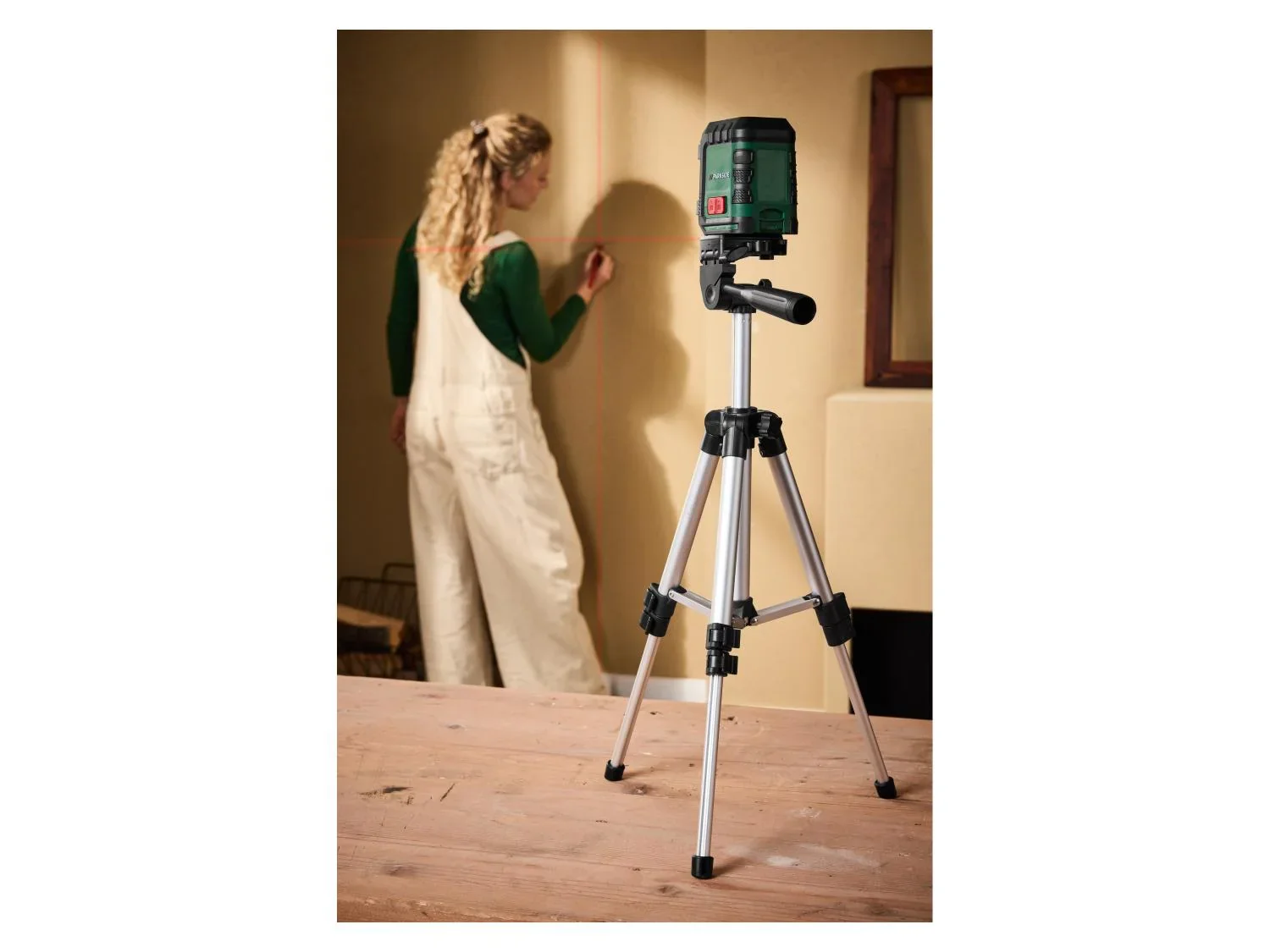 PARKSIDE Niveau laser en croix avec trpied PKLL 10 B5, rouge, 10 m