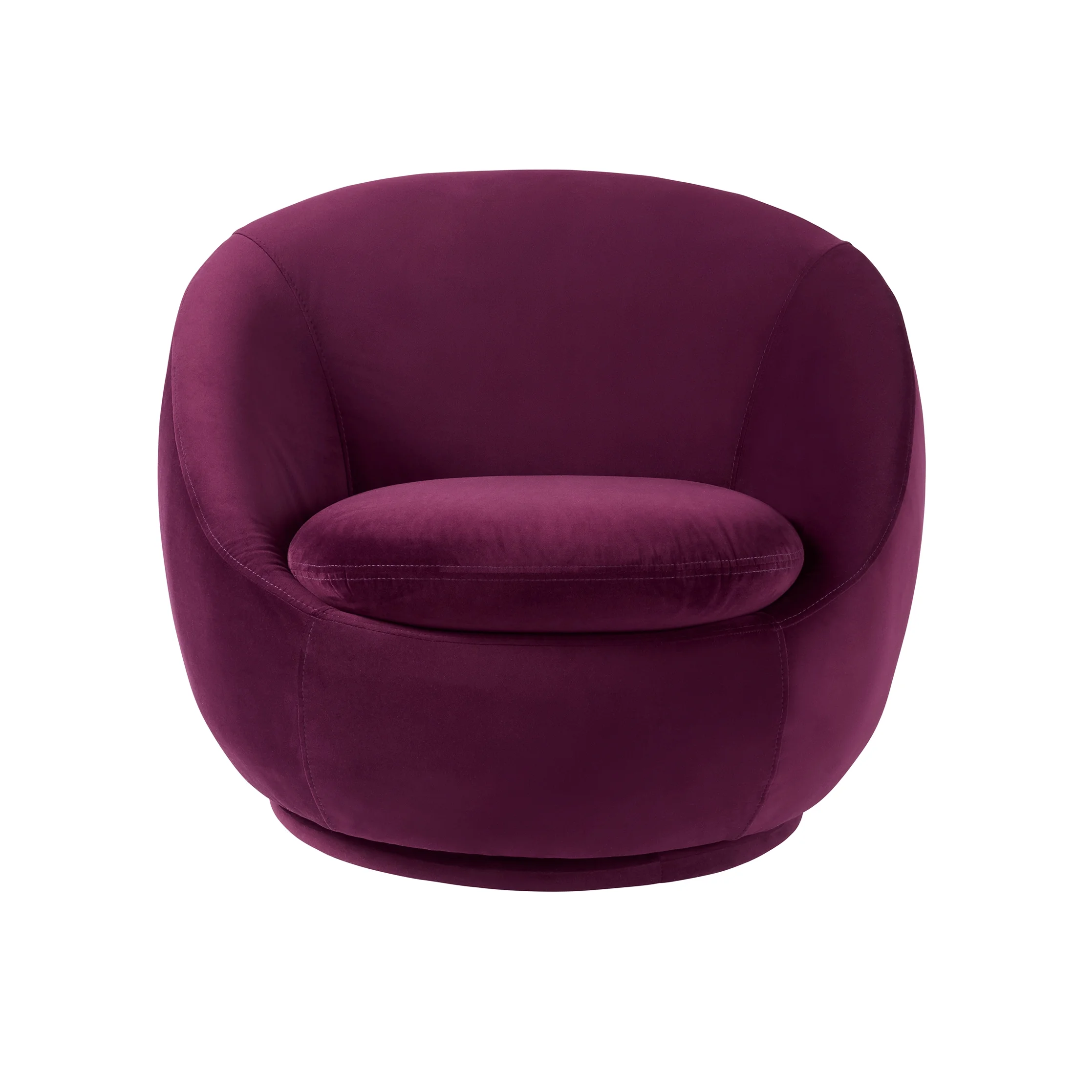 Better Homes & Gardens Mira Swivel Accent Chair, Cream Shearling