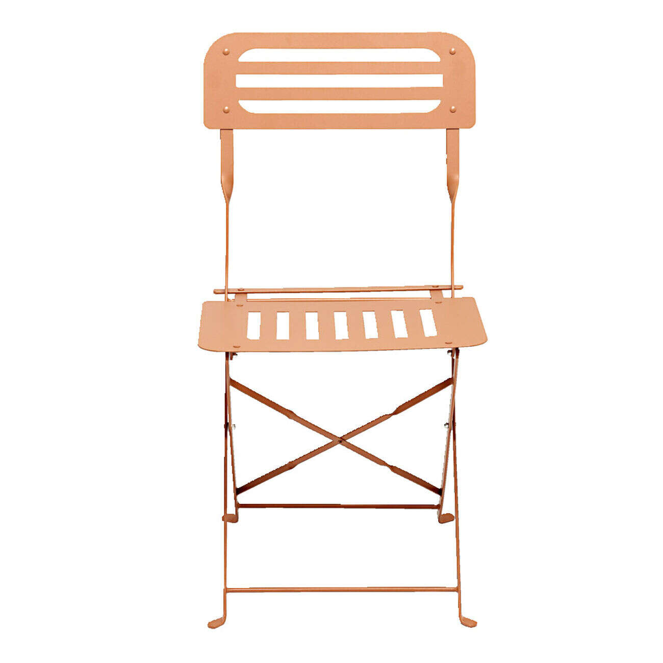 Chaise de jardin pliante Rio acier jaune ocre 41xP46xH81cm