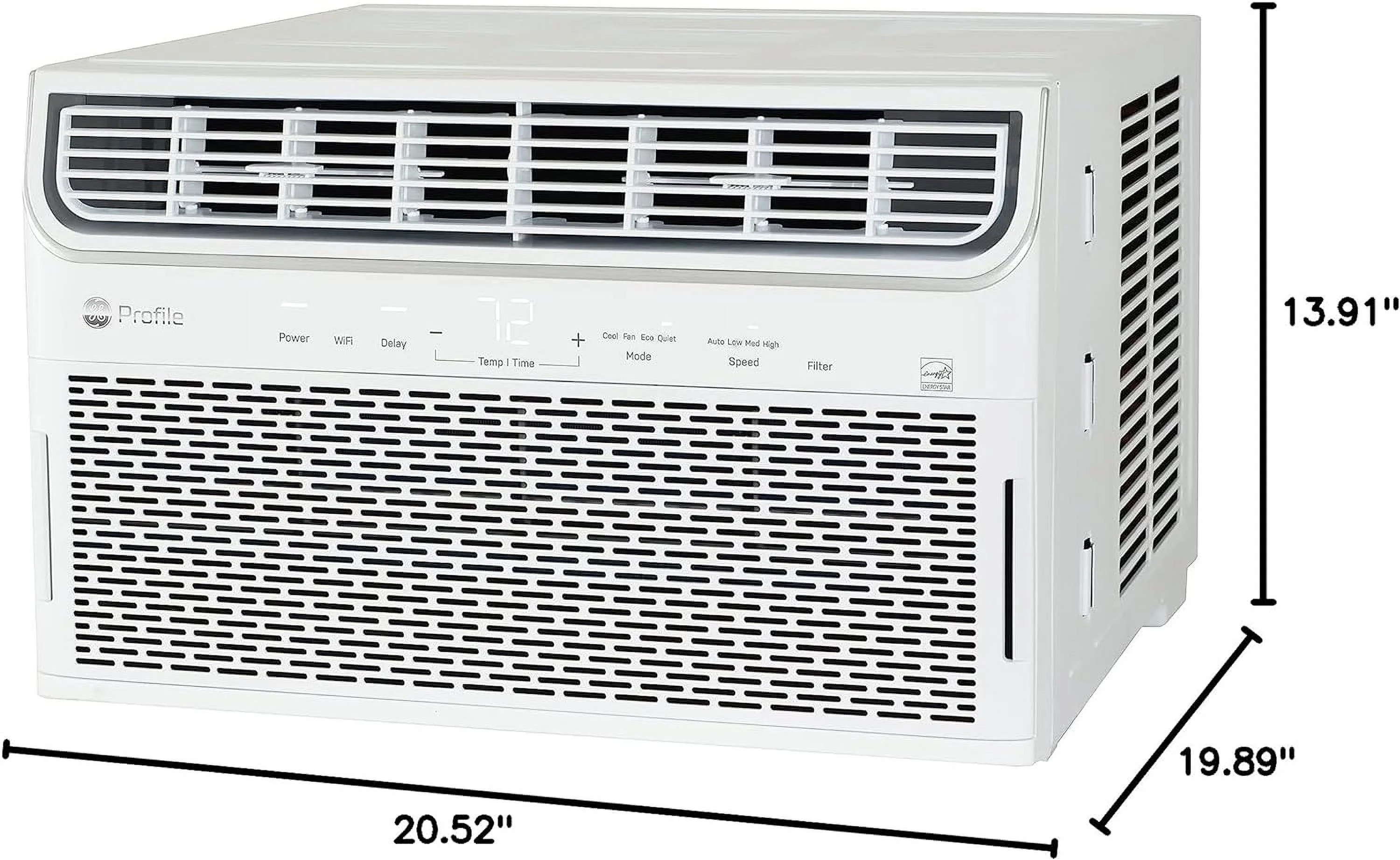 GE 12, 000 BTU 110V Smart Window - Mounted Air Conditioner with Wi - Fi